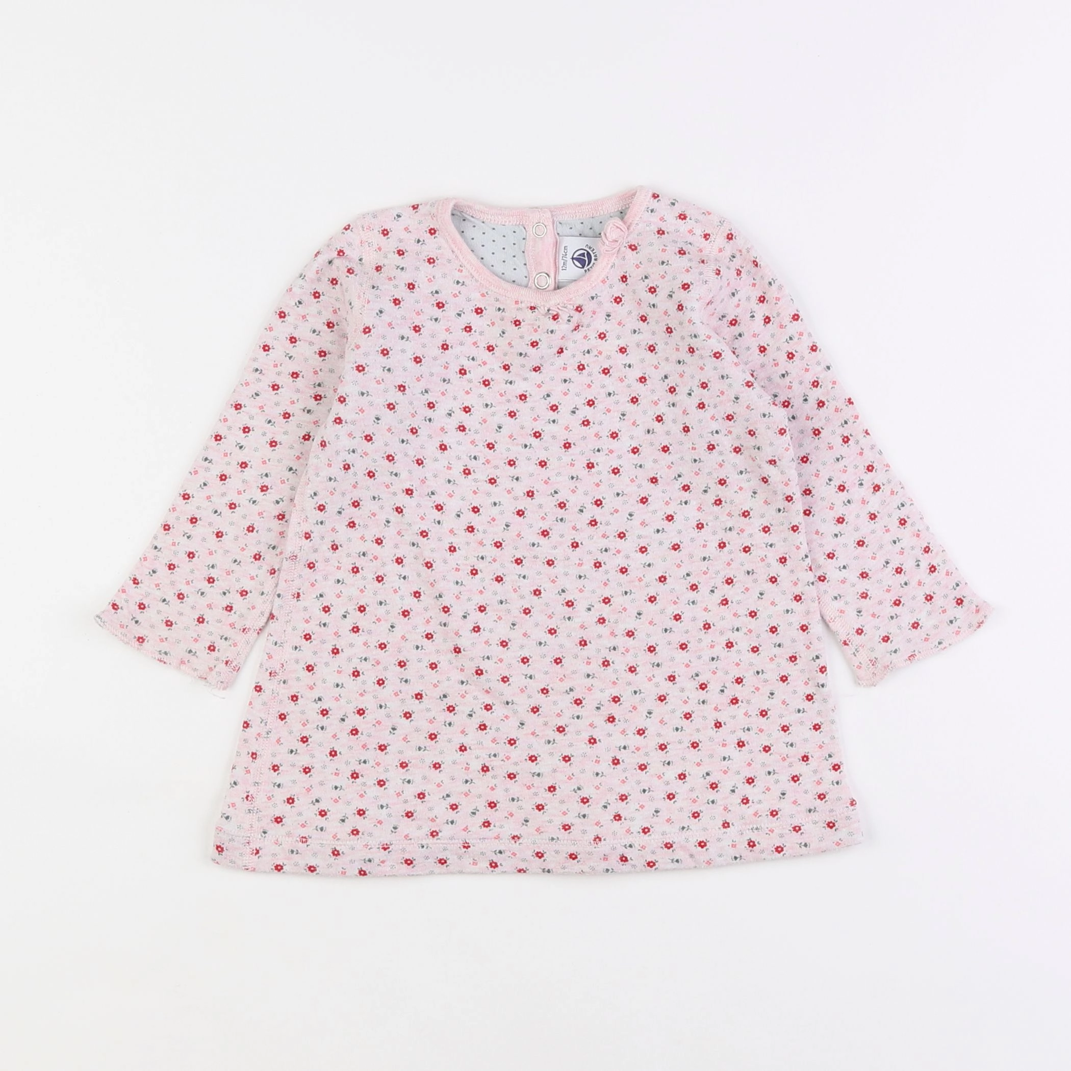 Petit Bateau - robe rose - 12 mois