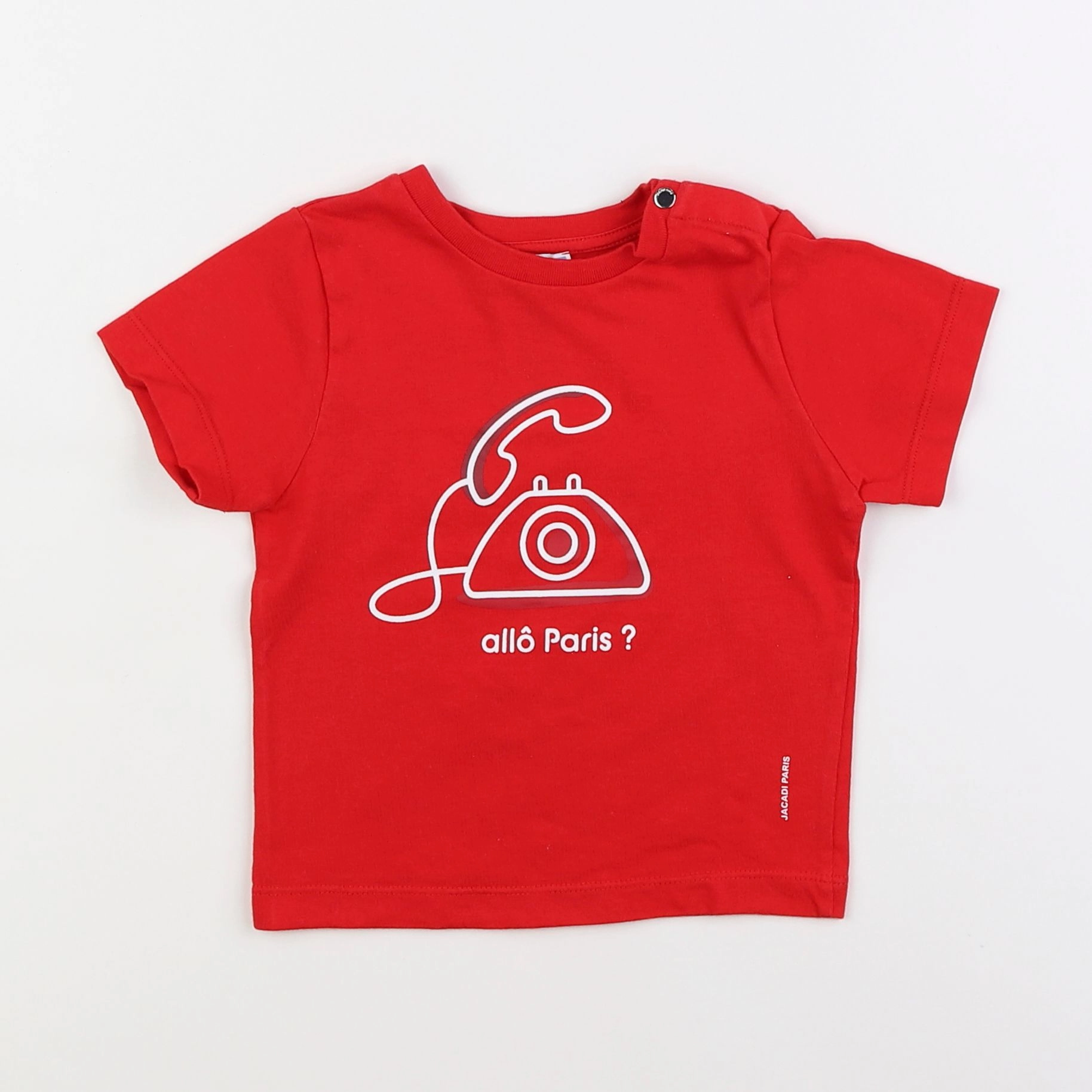 Jacadi - tee-shirt rouge - 2 ans