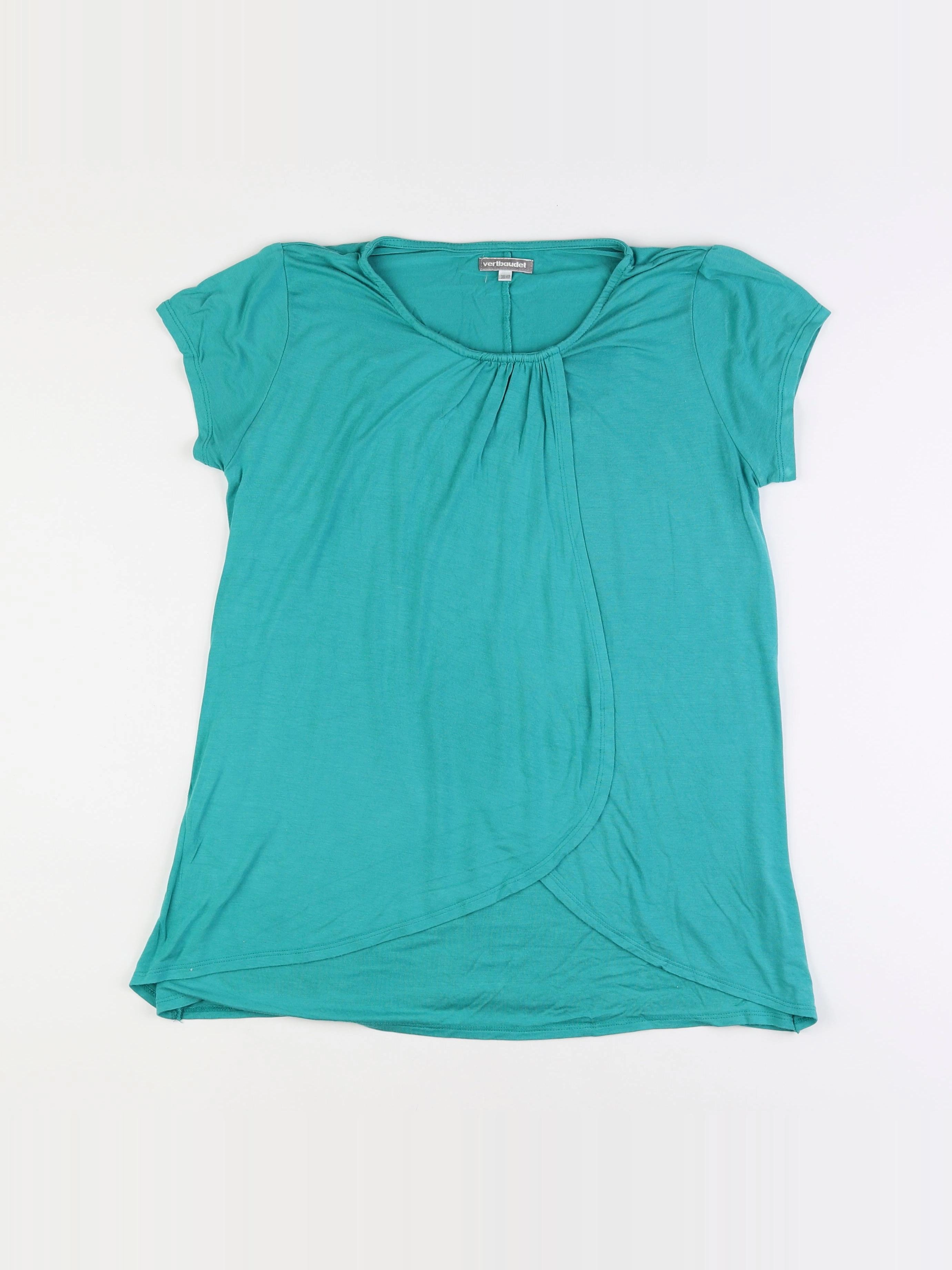 Vertbaudet - tee-shirt grossesse bleu - 38 à 40