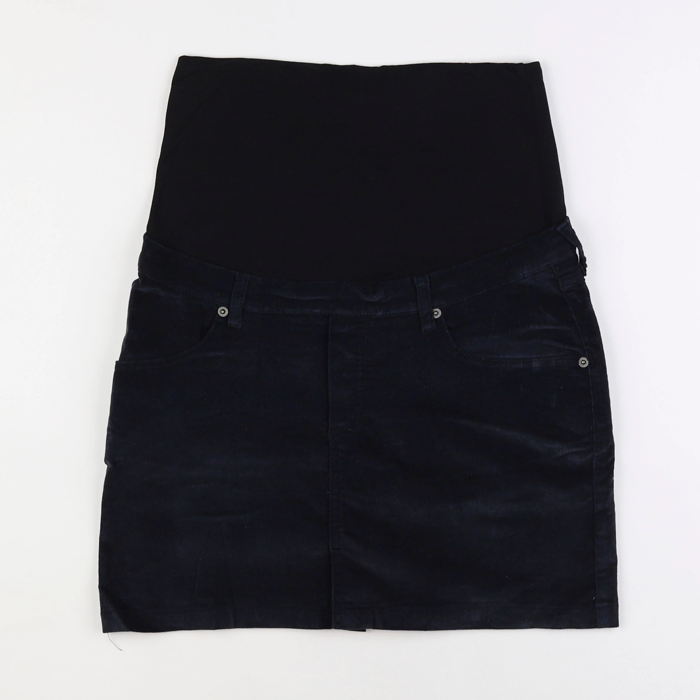 Envie de fraise - jupe grossesse bleu - 36