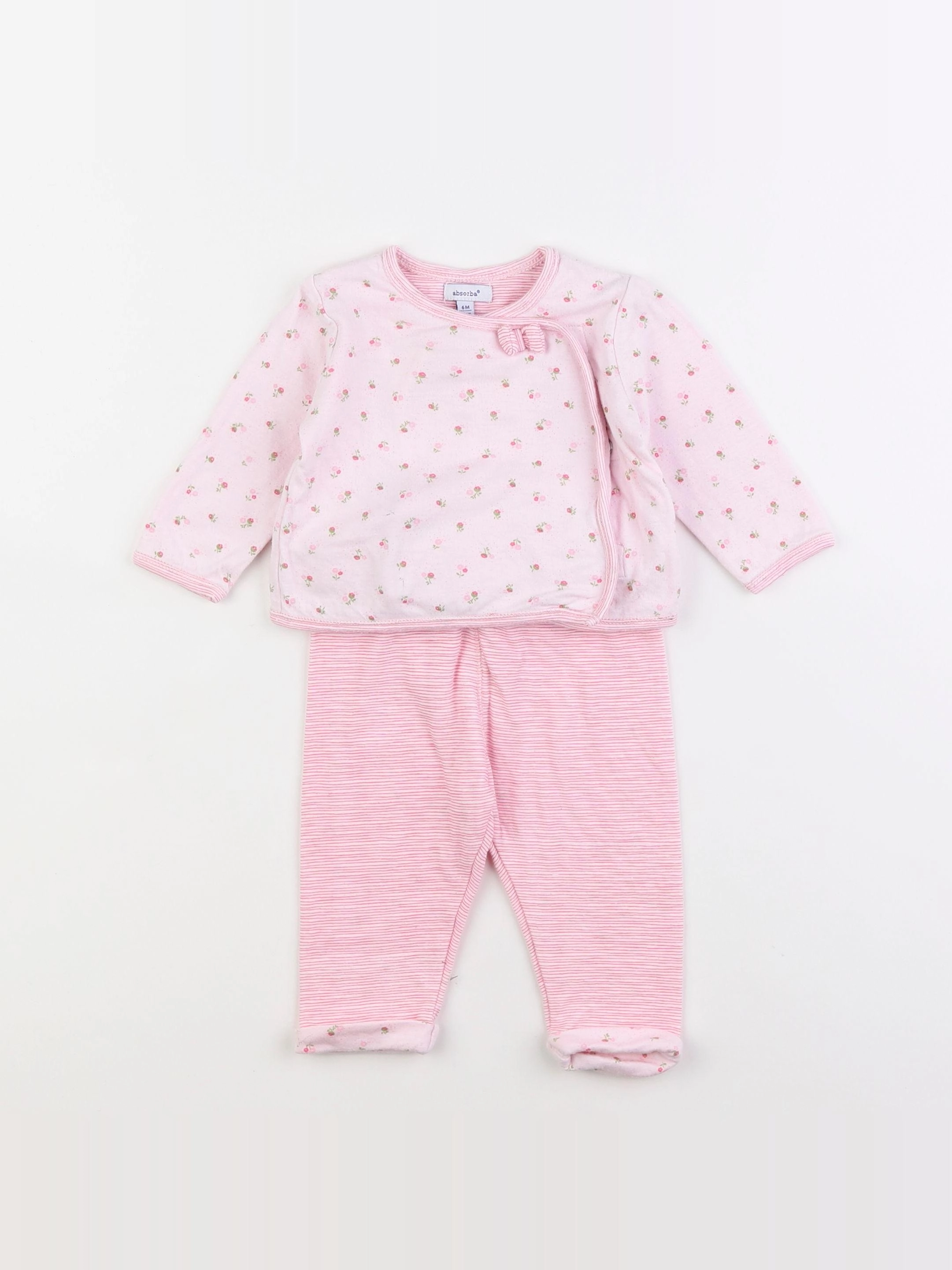 Absorba - ensemble rose - 6 mois