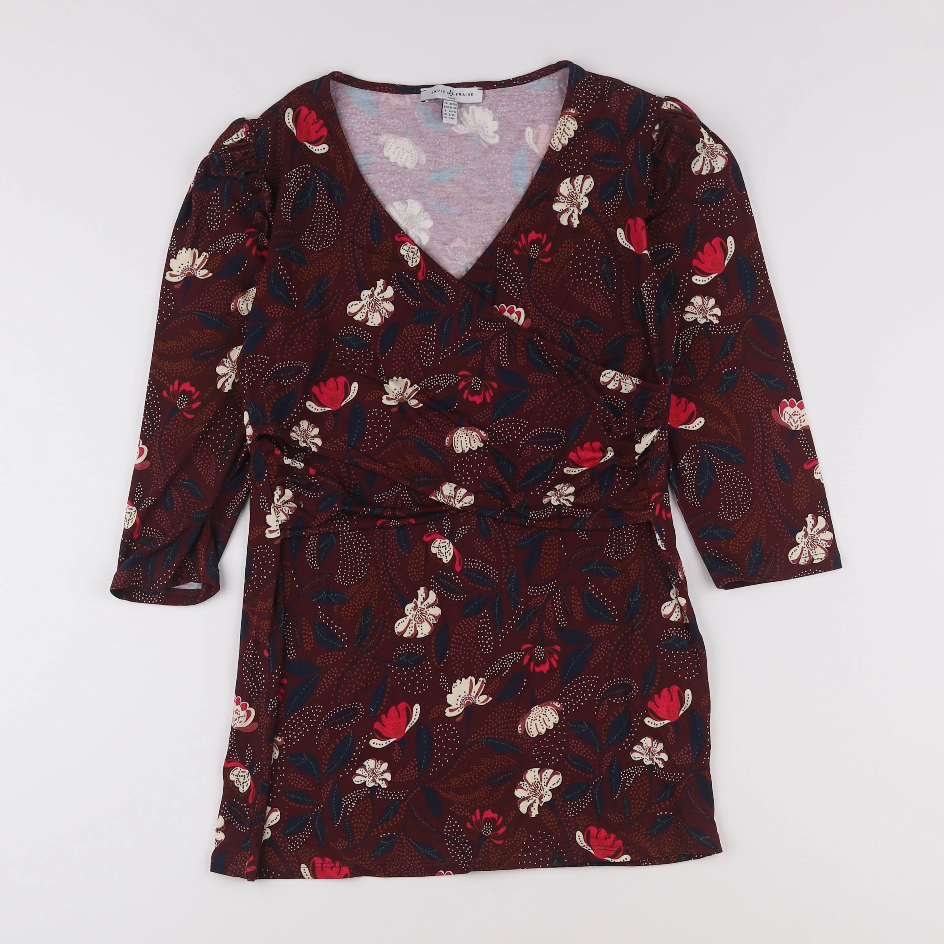 Envie de fraise - tee-shirt grossesse rouge - 36 à 38