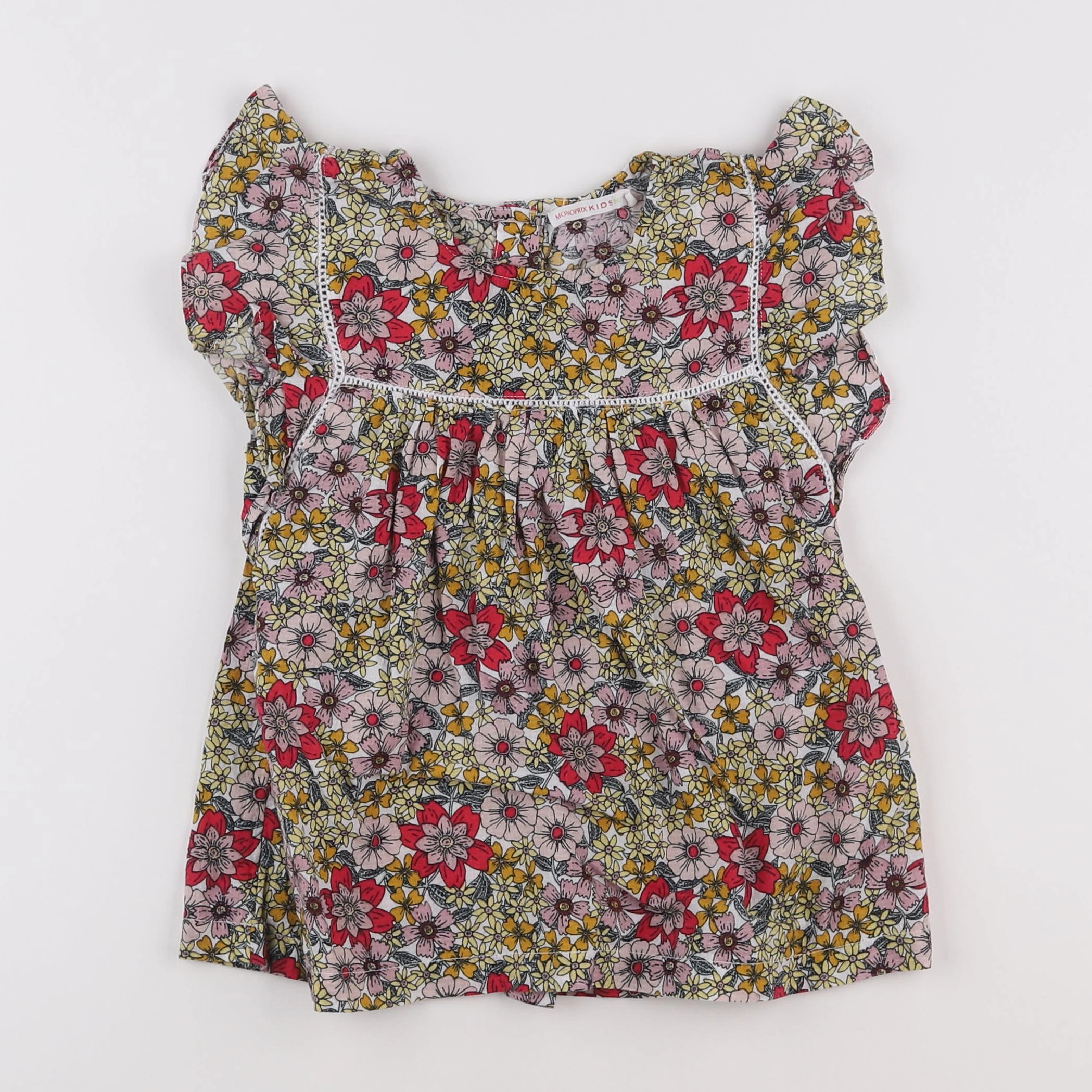 Monoprix - blouse multicolore - 6 ans