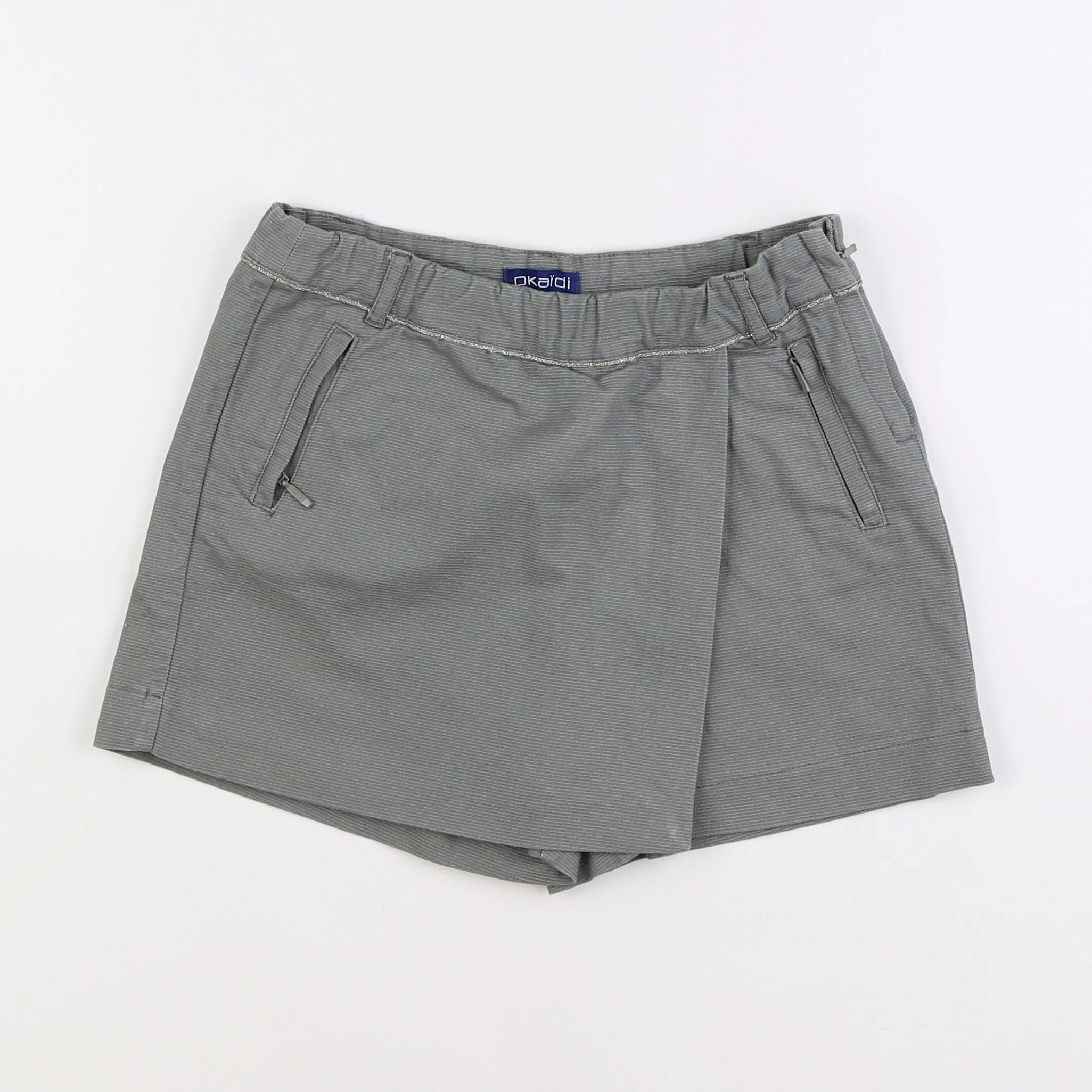 Okaidi - jupe short vert - 10 ans