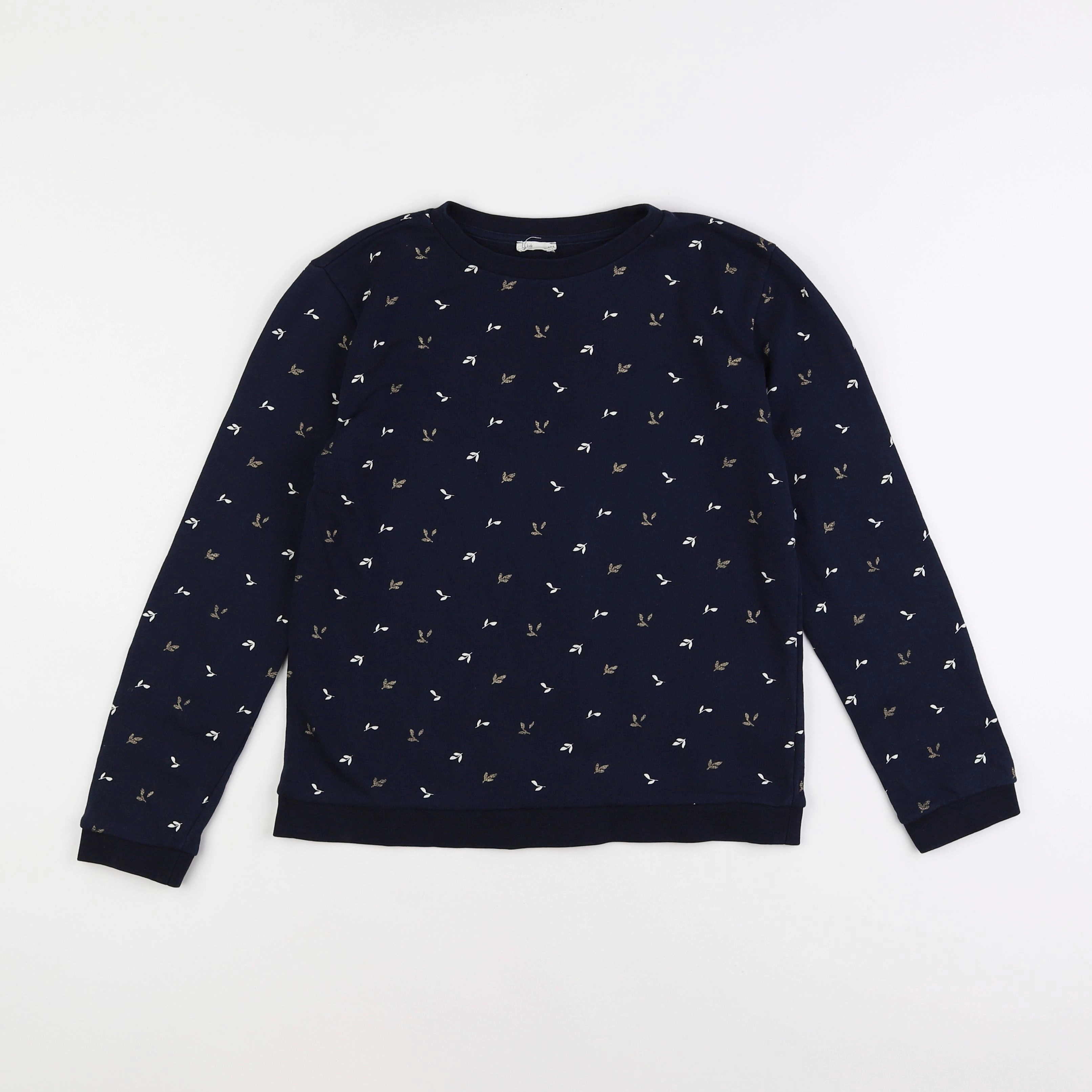 Little Cigogne - sweat bleu - 12 ans