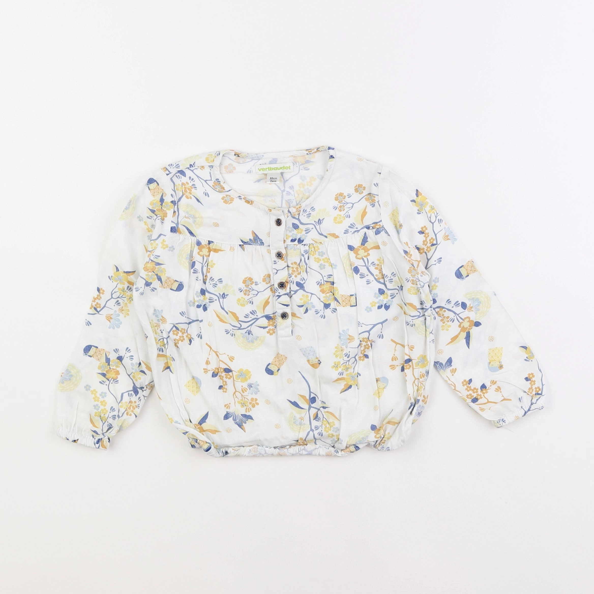Vertbaudet - blouse blanc - 2 ans