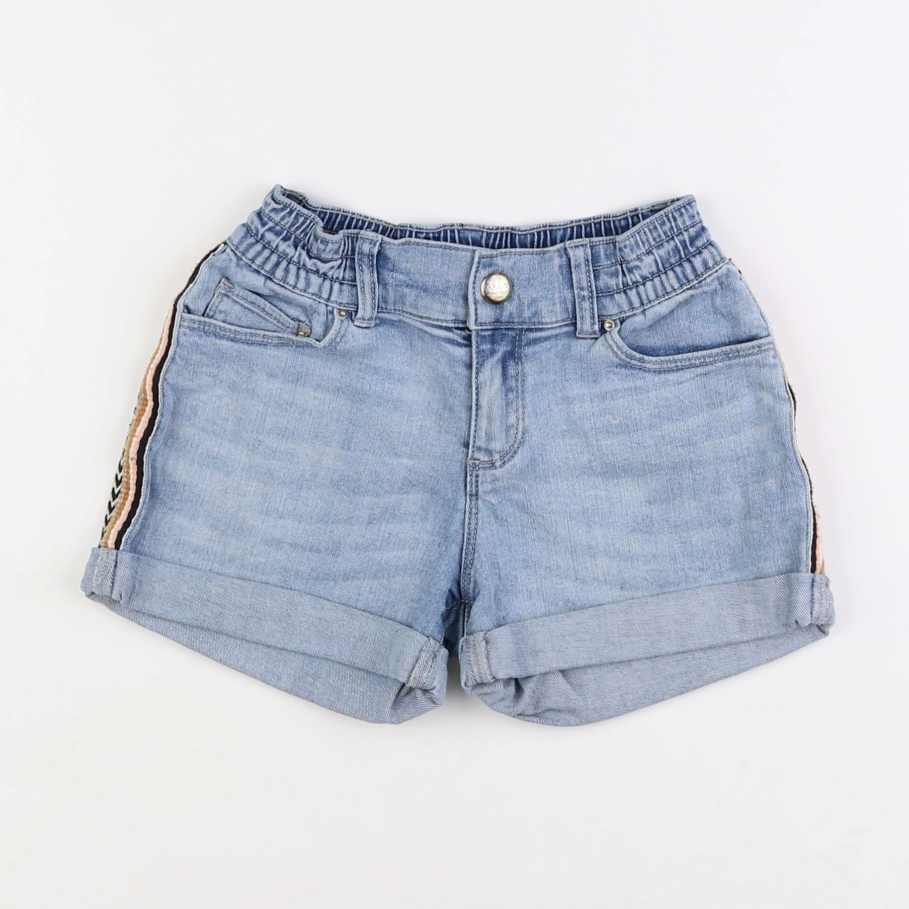 IKKS - short bleu - 10 ans