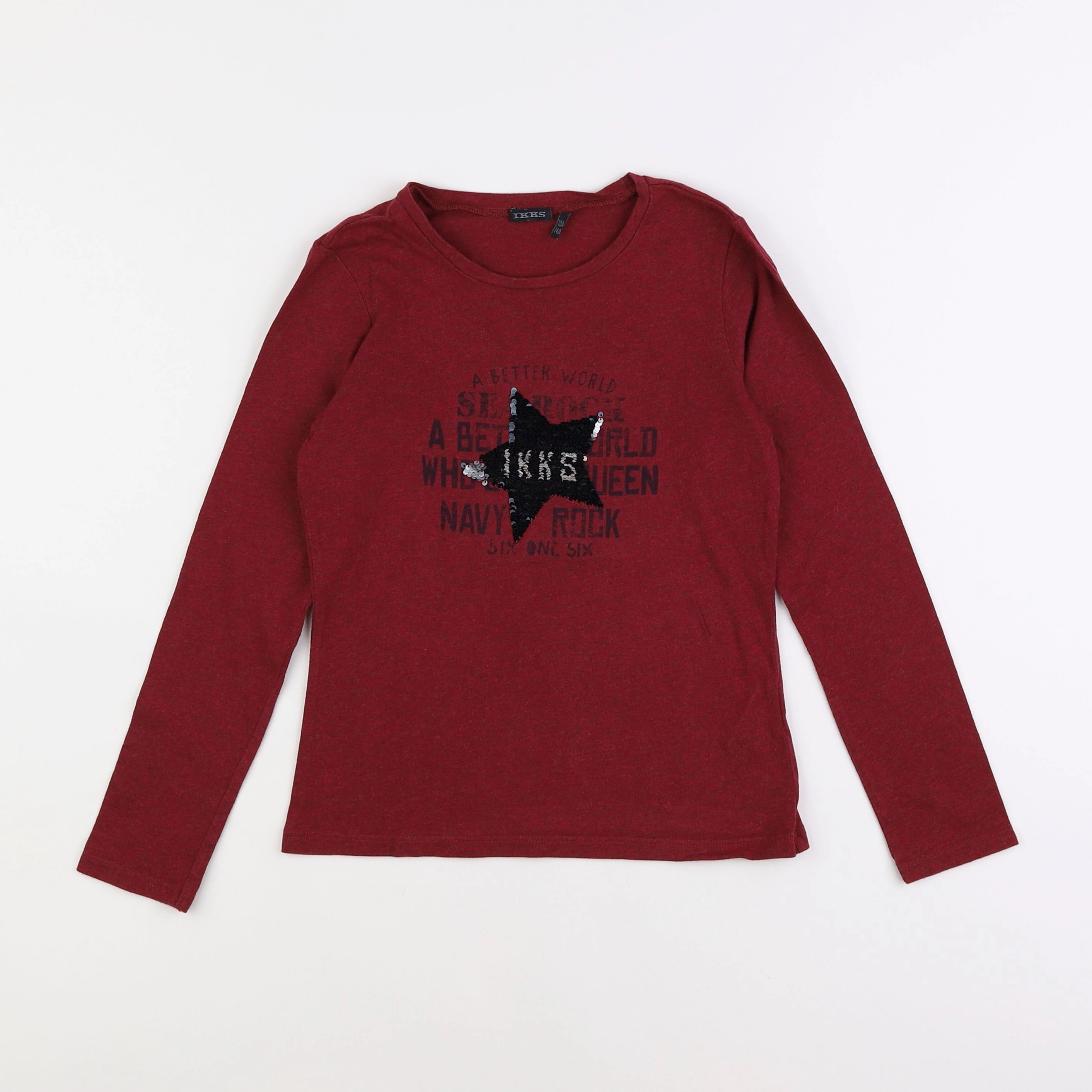 IKKS - tee-shirt rouge - 10 ans