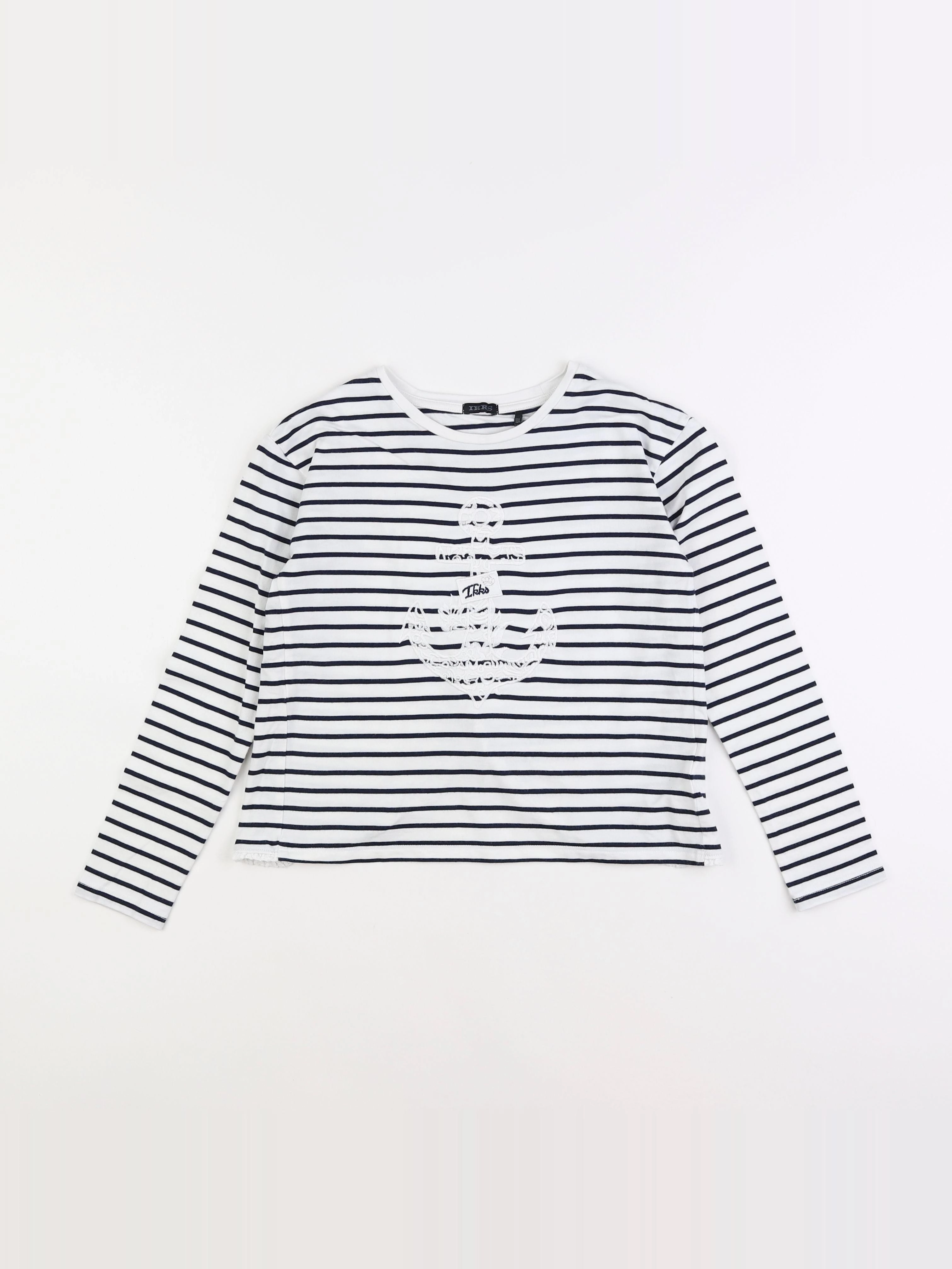IKKS - tee-shirt blanc - 10 ans