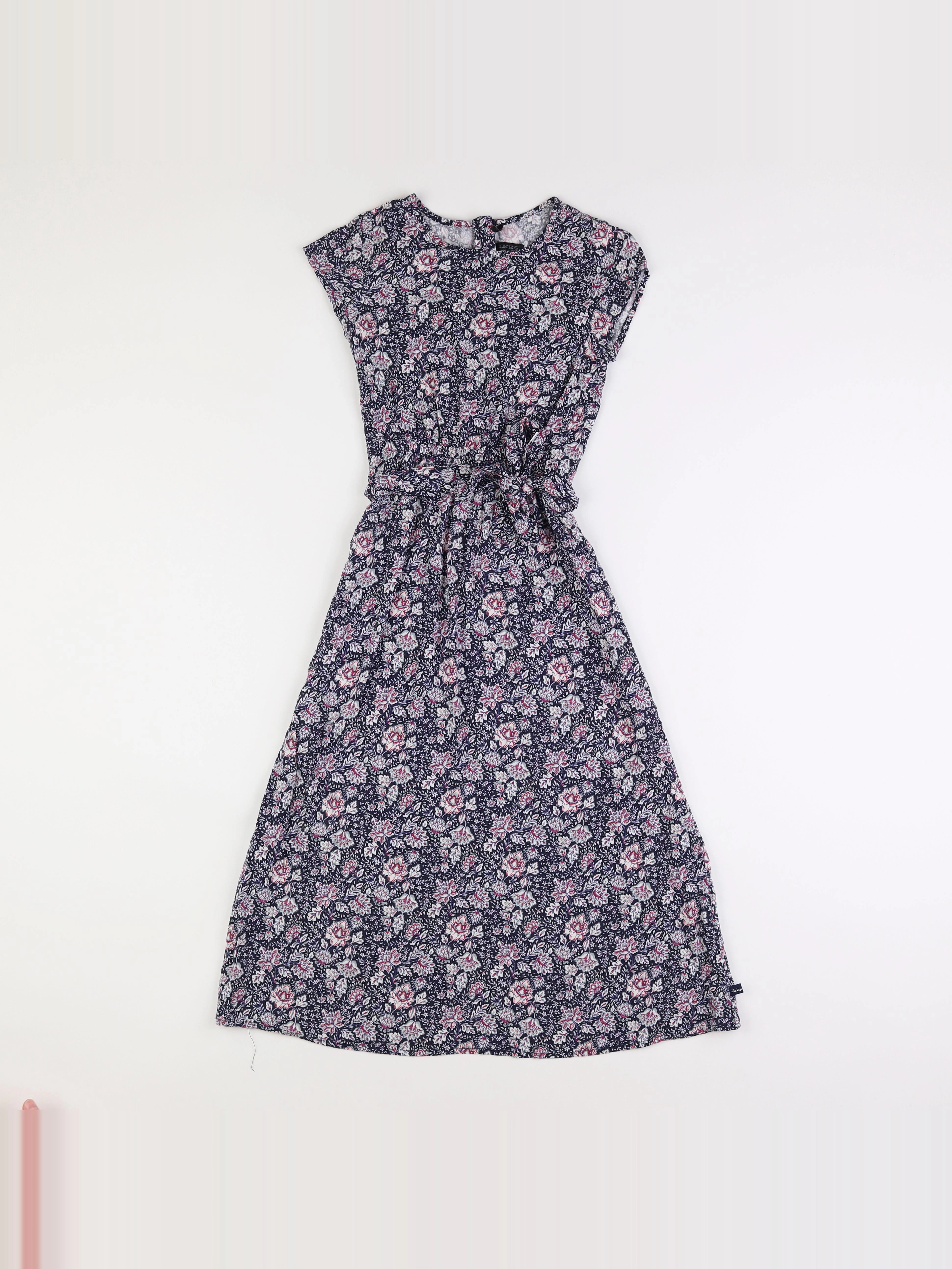 IKKS - robe bleu - 8 ans