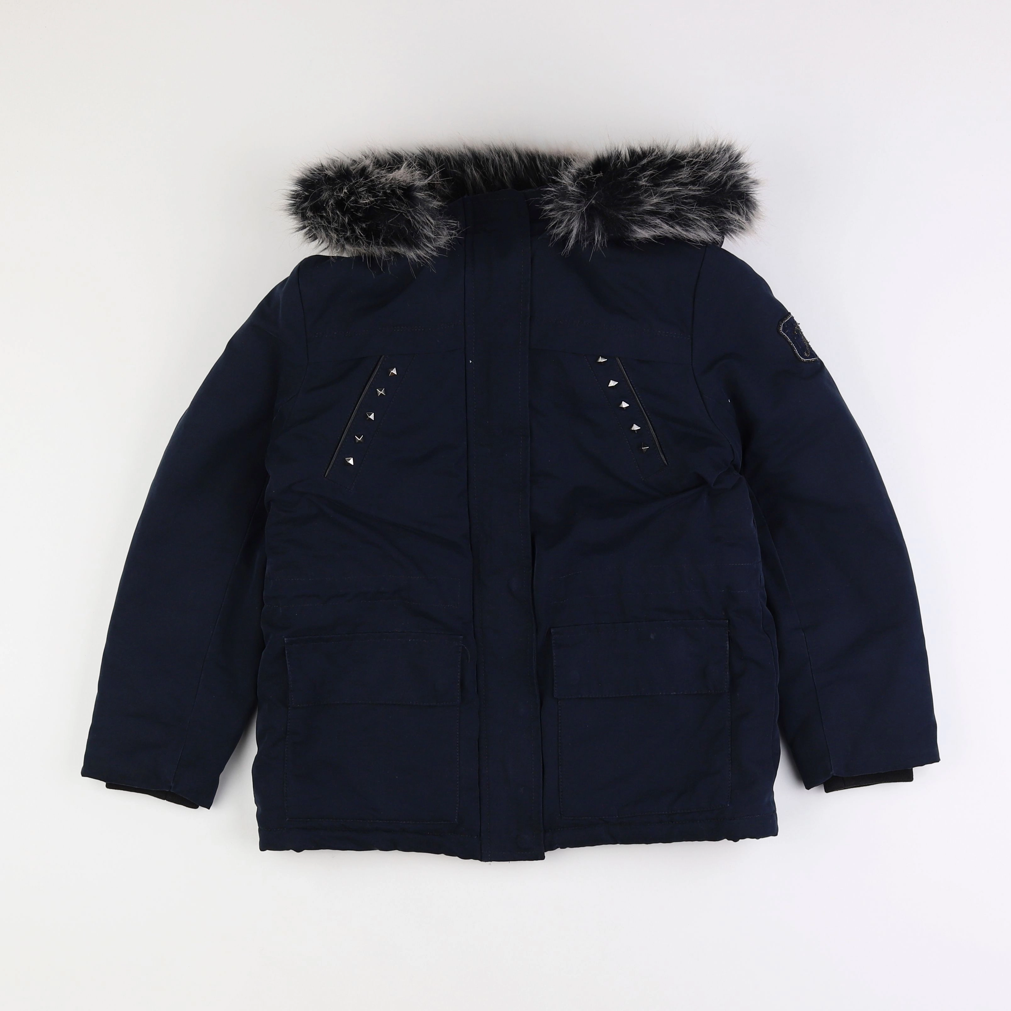 IKKS - manteau bleu - 10 ans