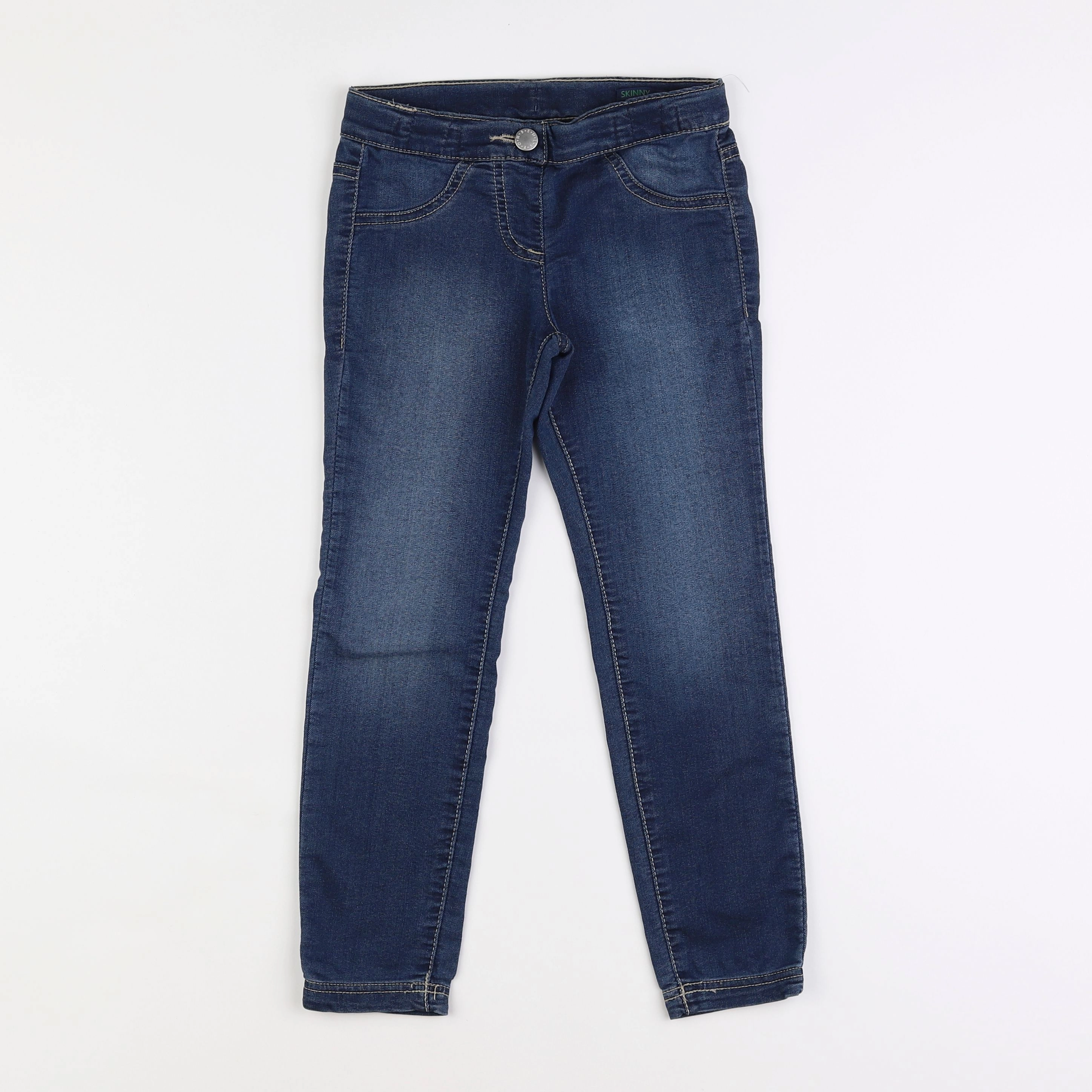 Benetton - pantalon bleu - 8 ans