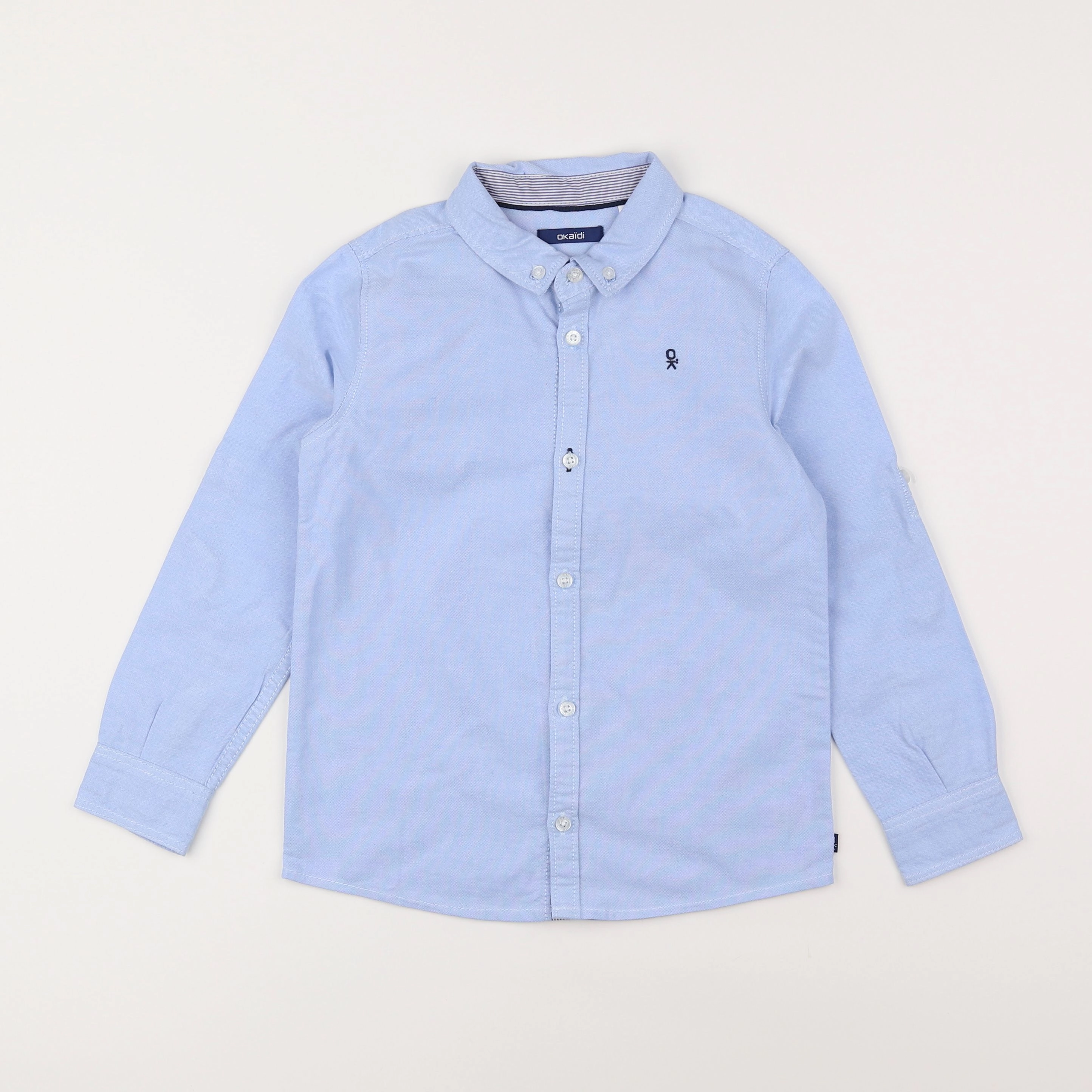 Okaidi - chemise bleu - 6 ans