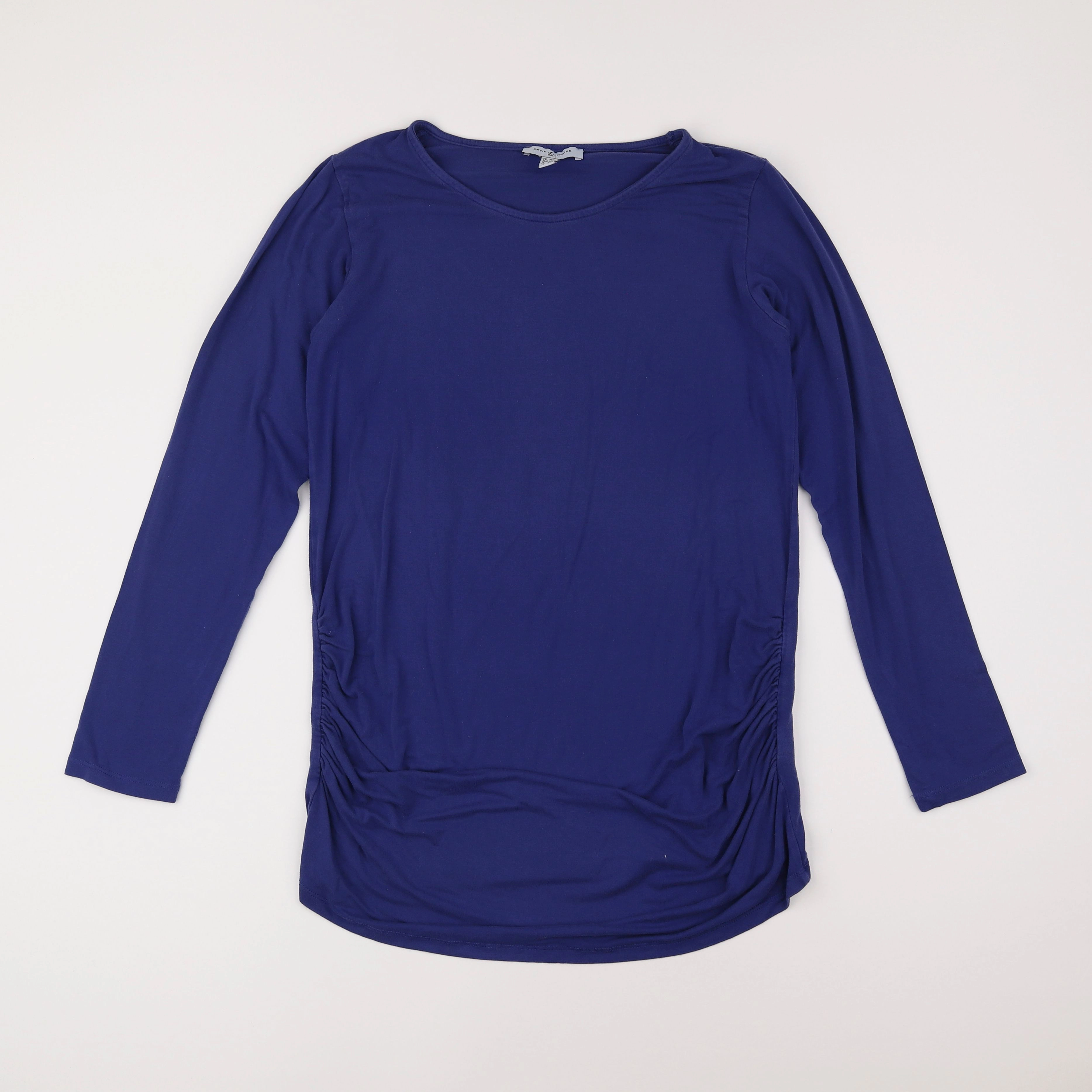 Envie de fraise - tee-shirt grossesse bleu - 40 à 42