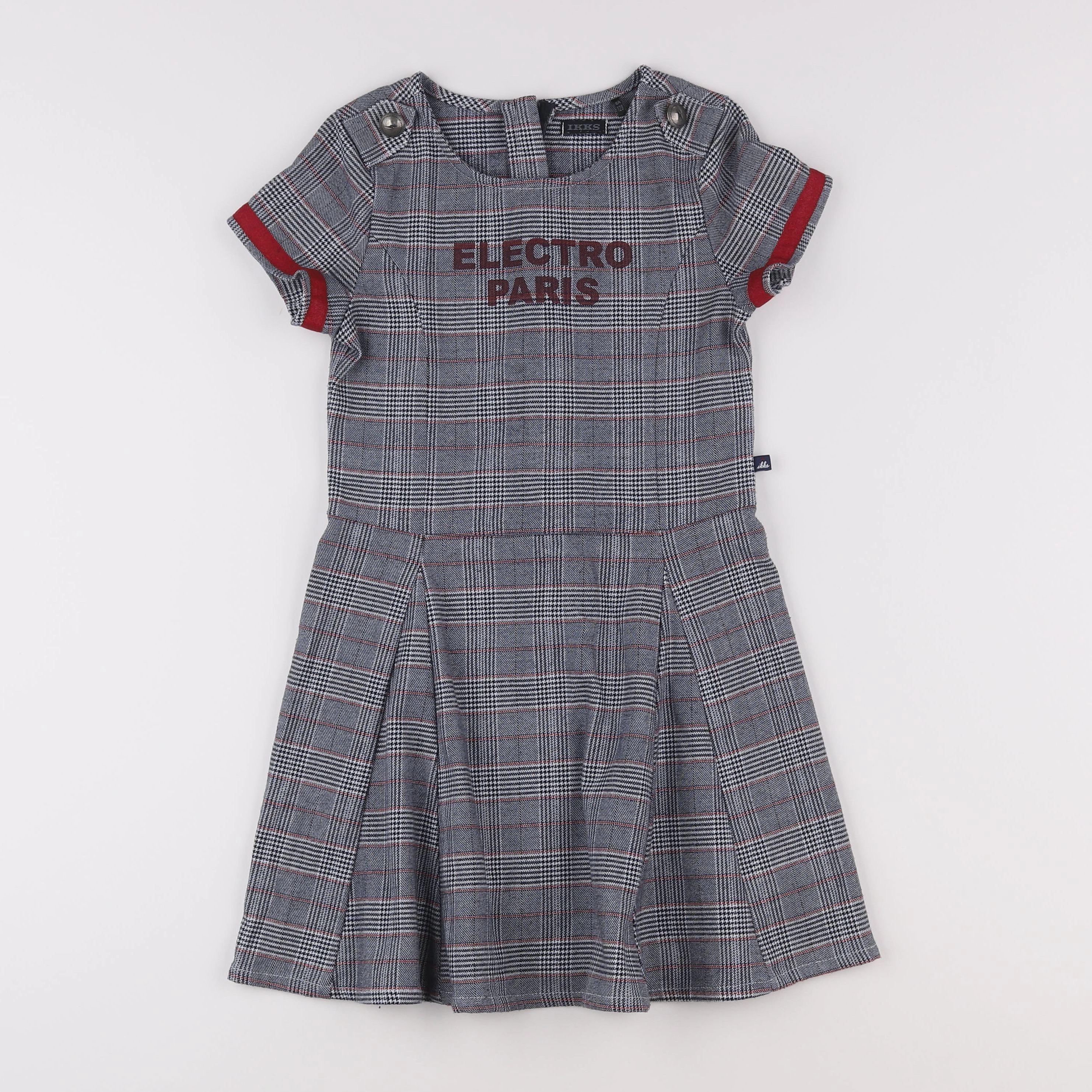 IKKS - robe gris - 8 ans