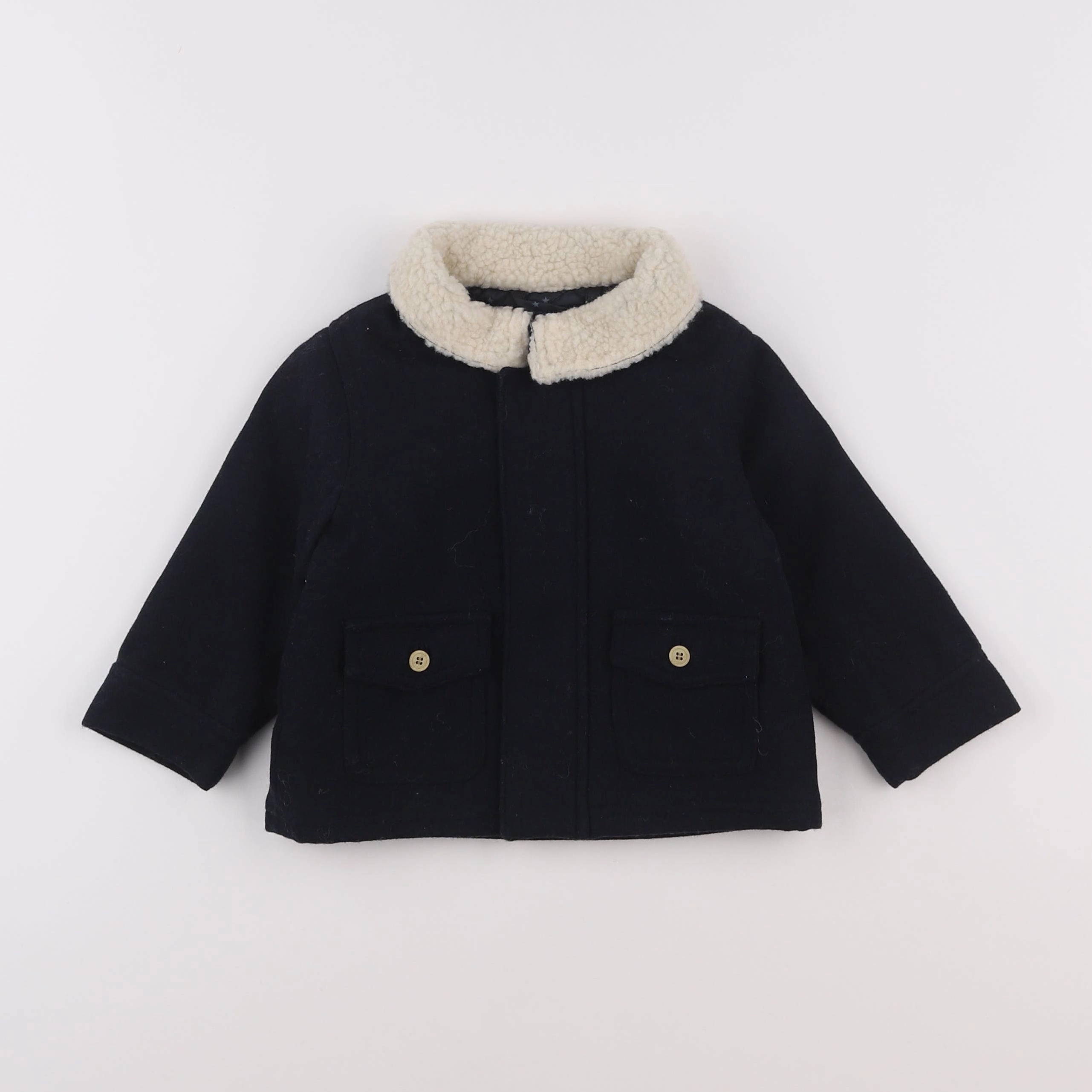 Boutchou - veste noir - 12 mois