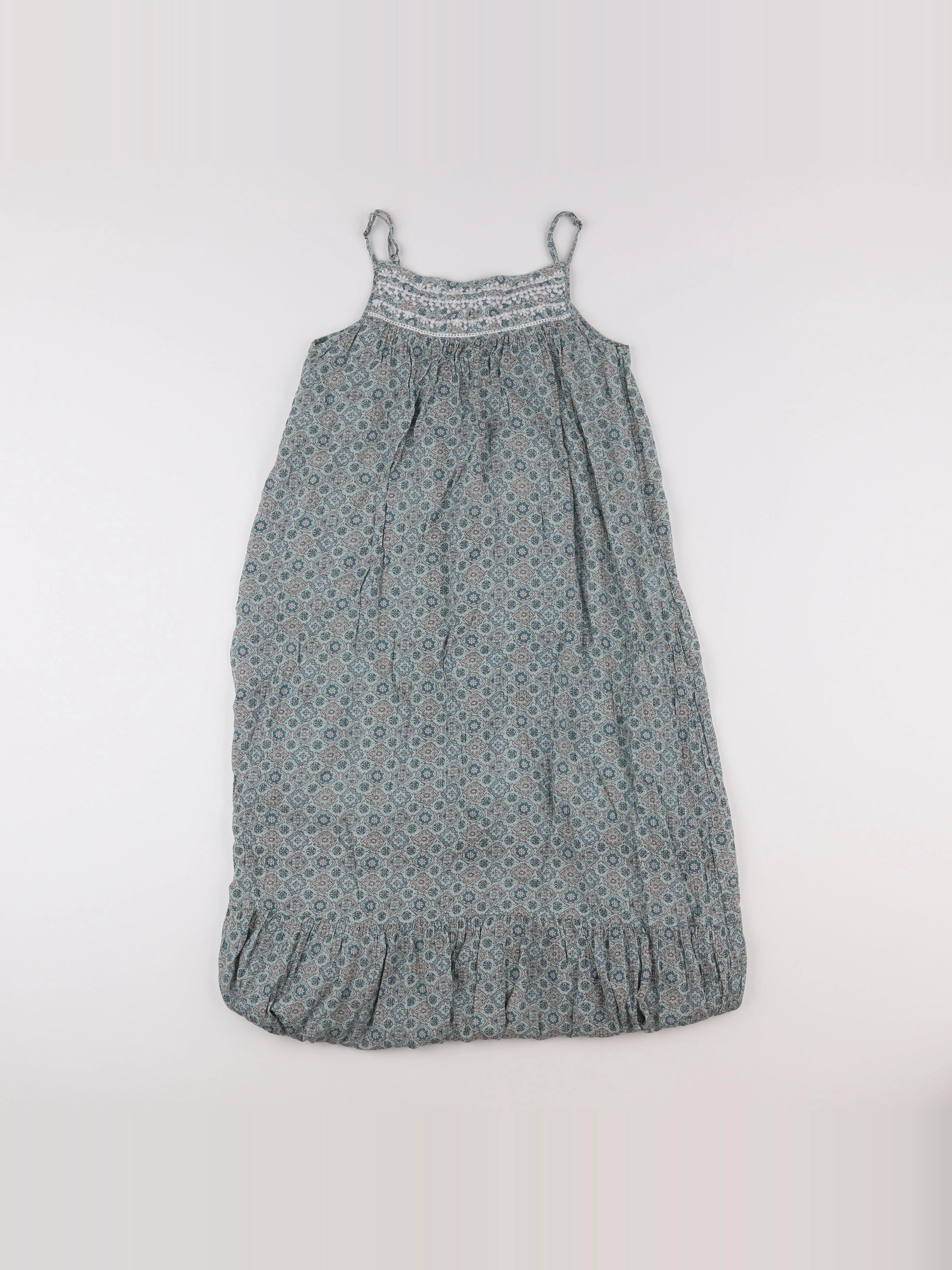 IKKS - robe bleu - 10 ans