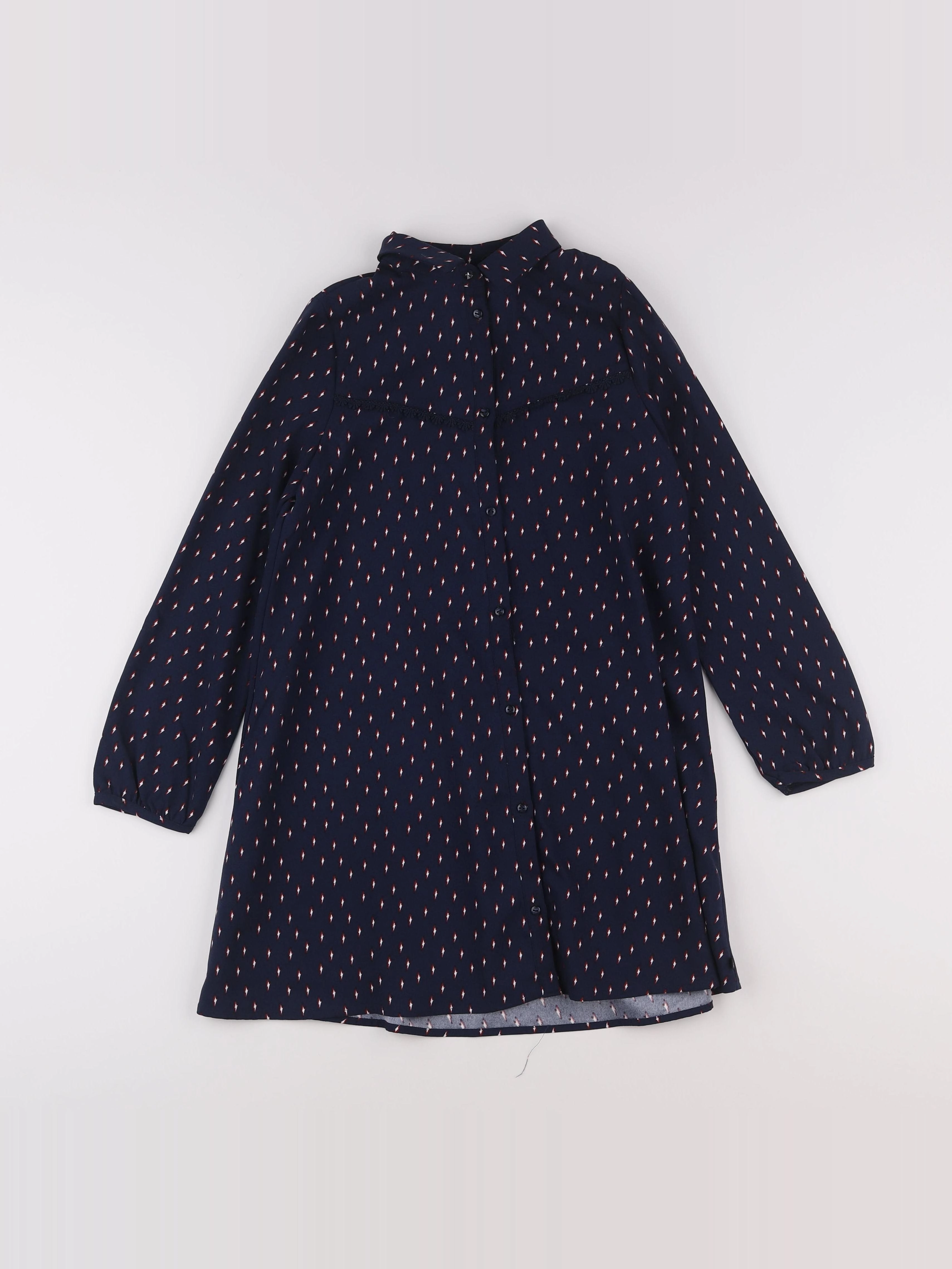 IKKS - robe bleu - 10 ans