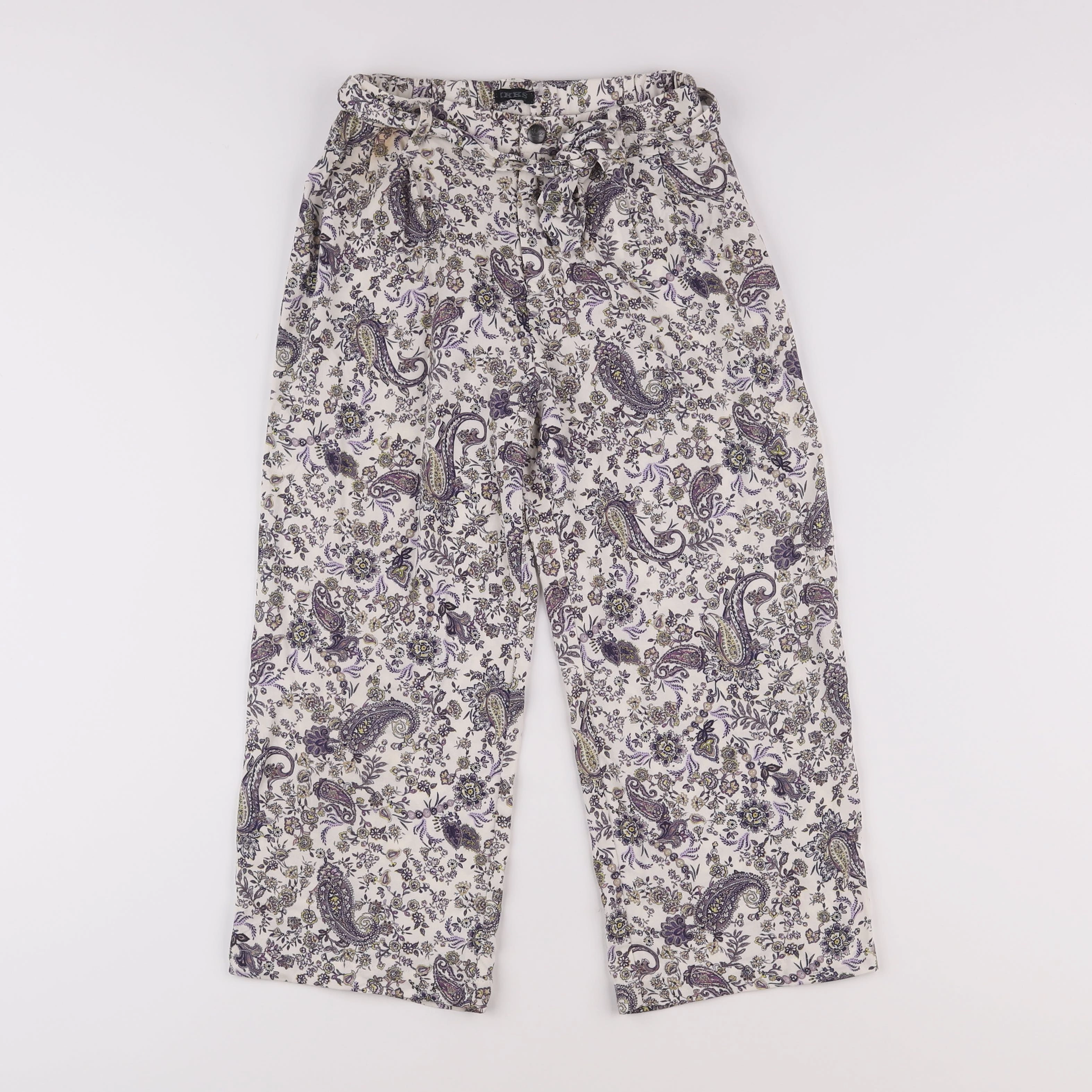 IKKS - pantalon violet - 8 ans