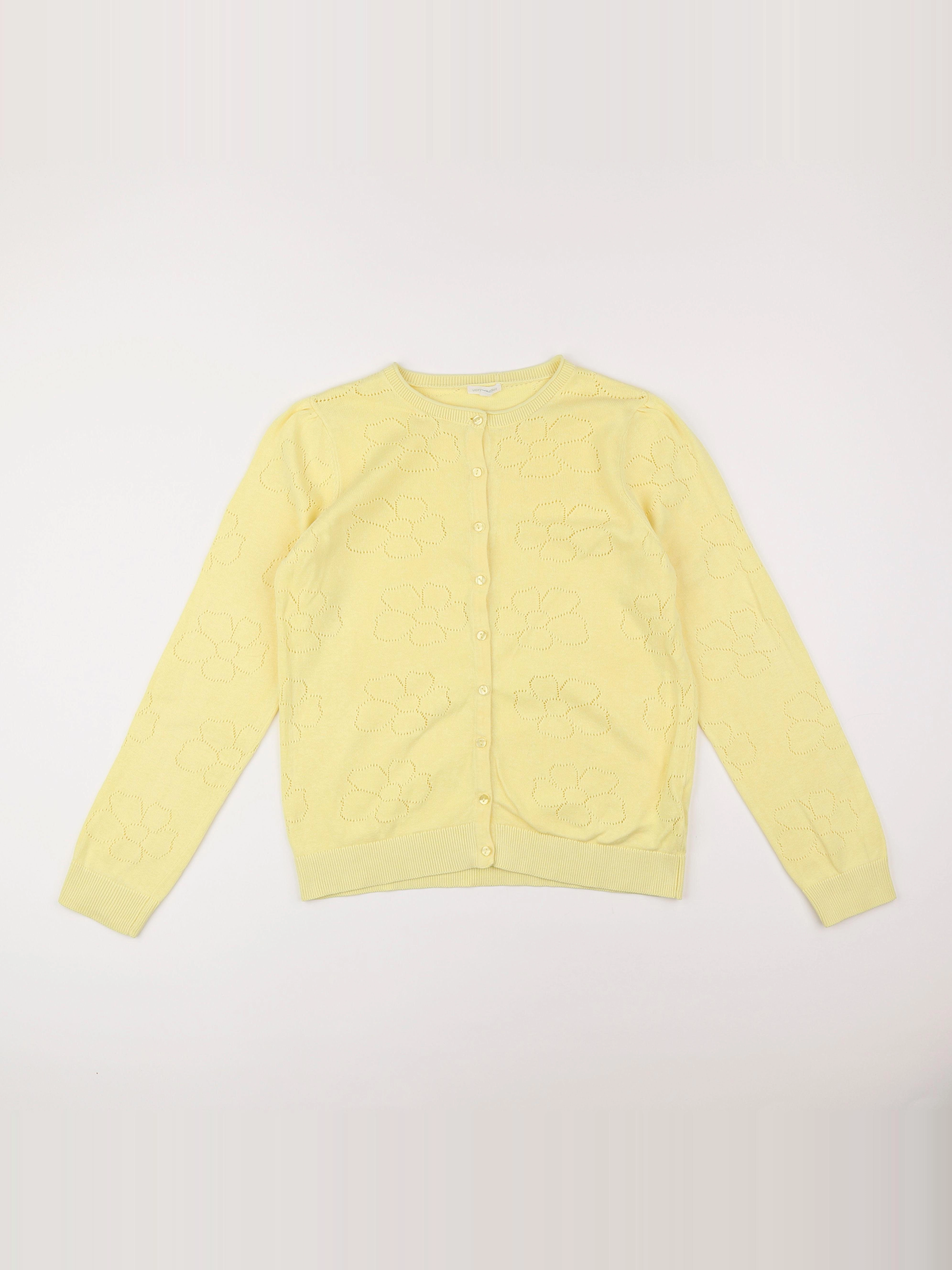Vertbaudet - gilet jaune - 14 ans