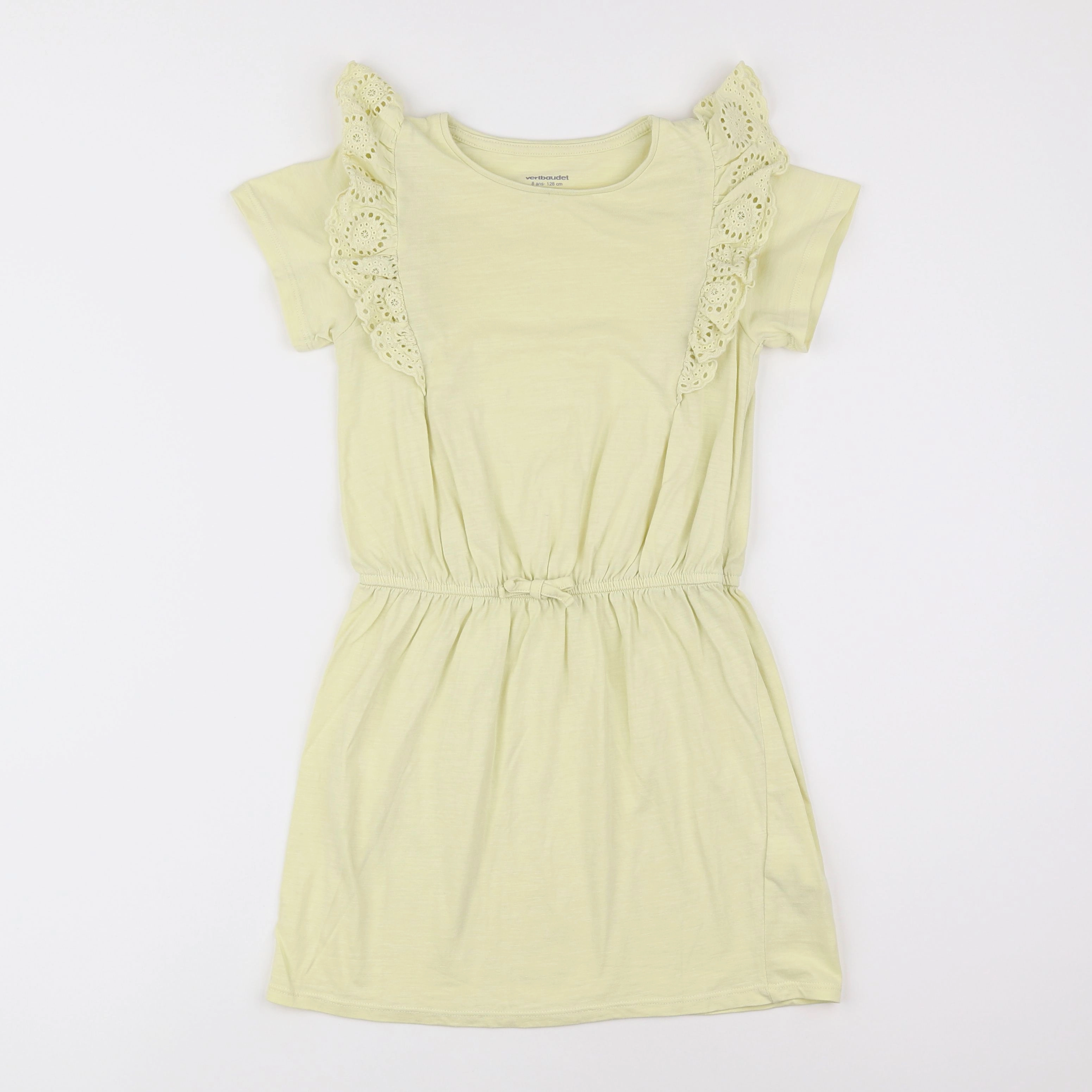 Vertbaudet - robe jaune - 8 ans
