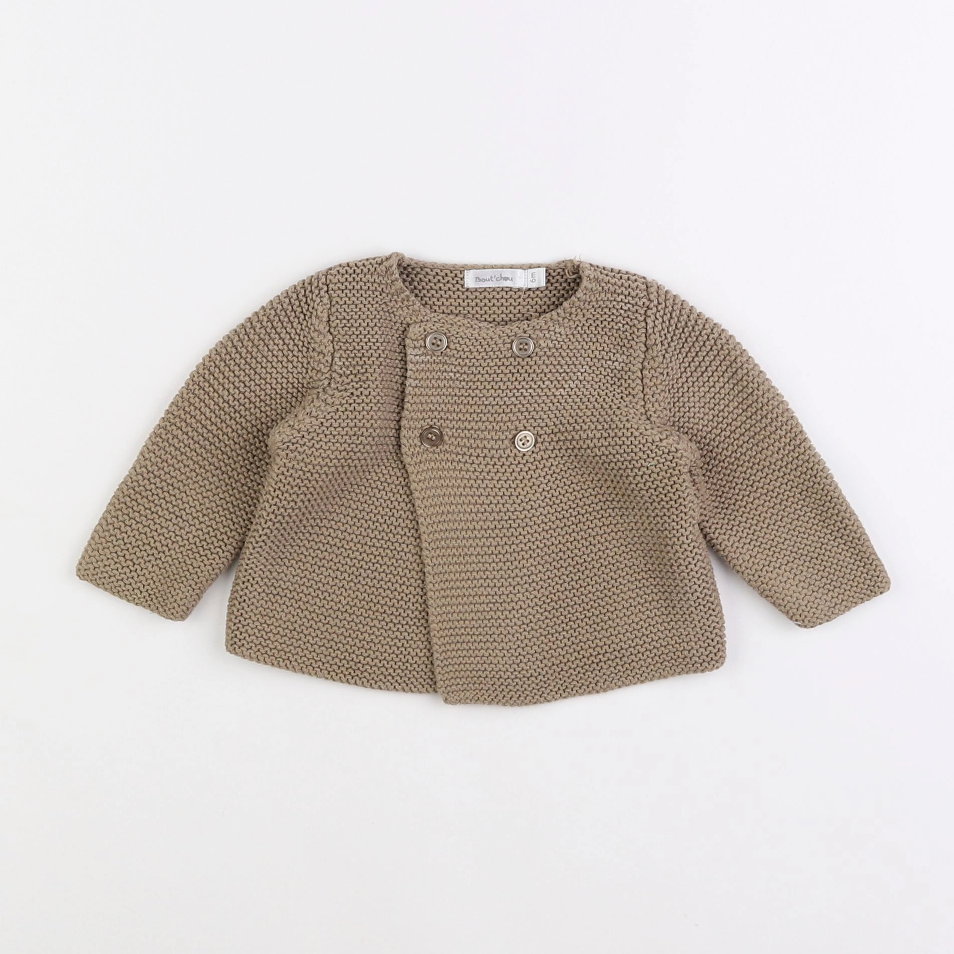 Boutchou - gilet marron - 6 mois