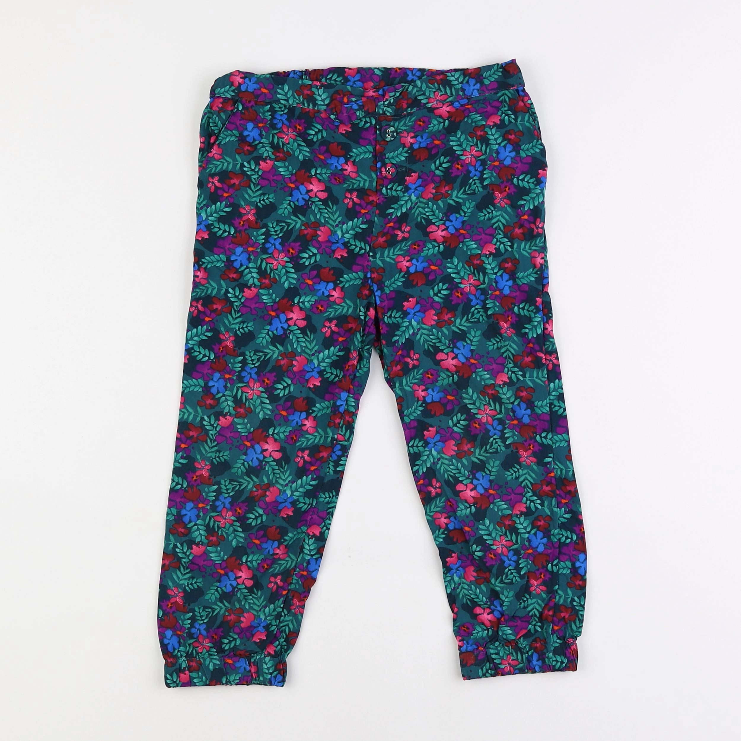 Vertbaudet - pantalon multicolore - 7 ans