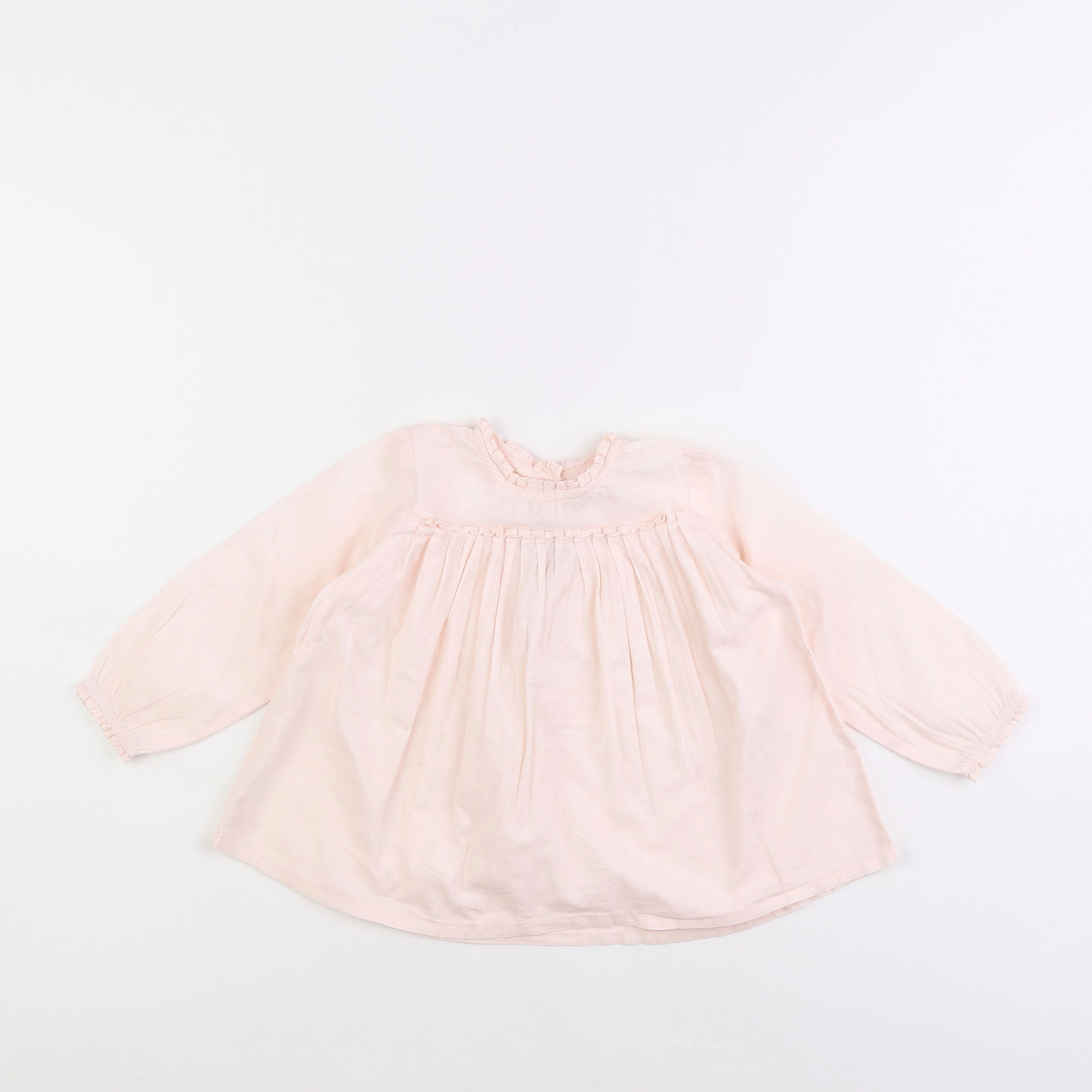 Boutchou - blouse rose - 2 ans