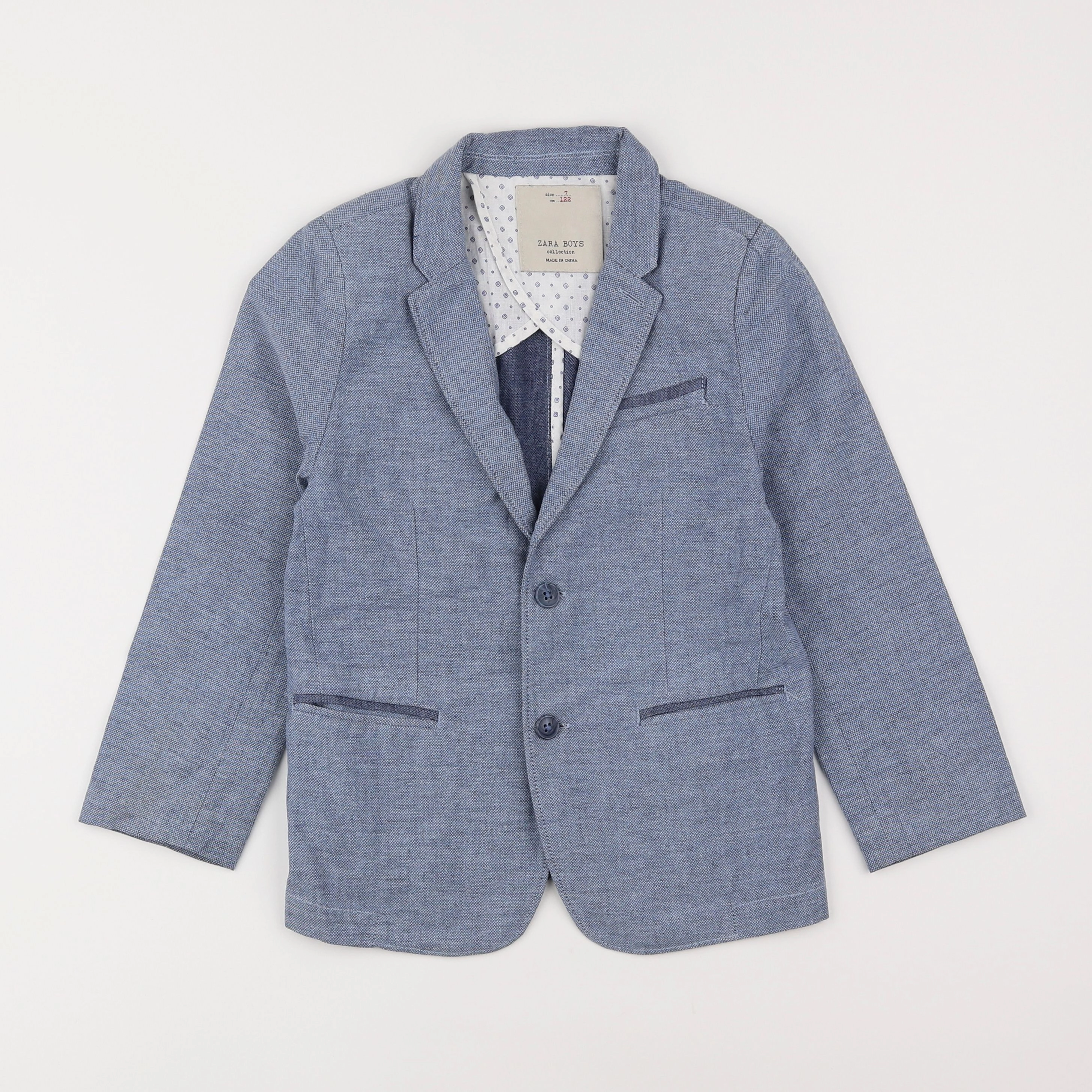 Zara - veste bleu - 7 ans