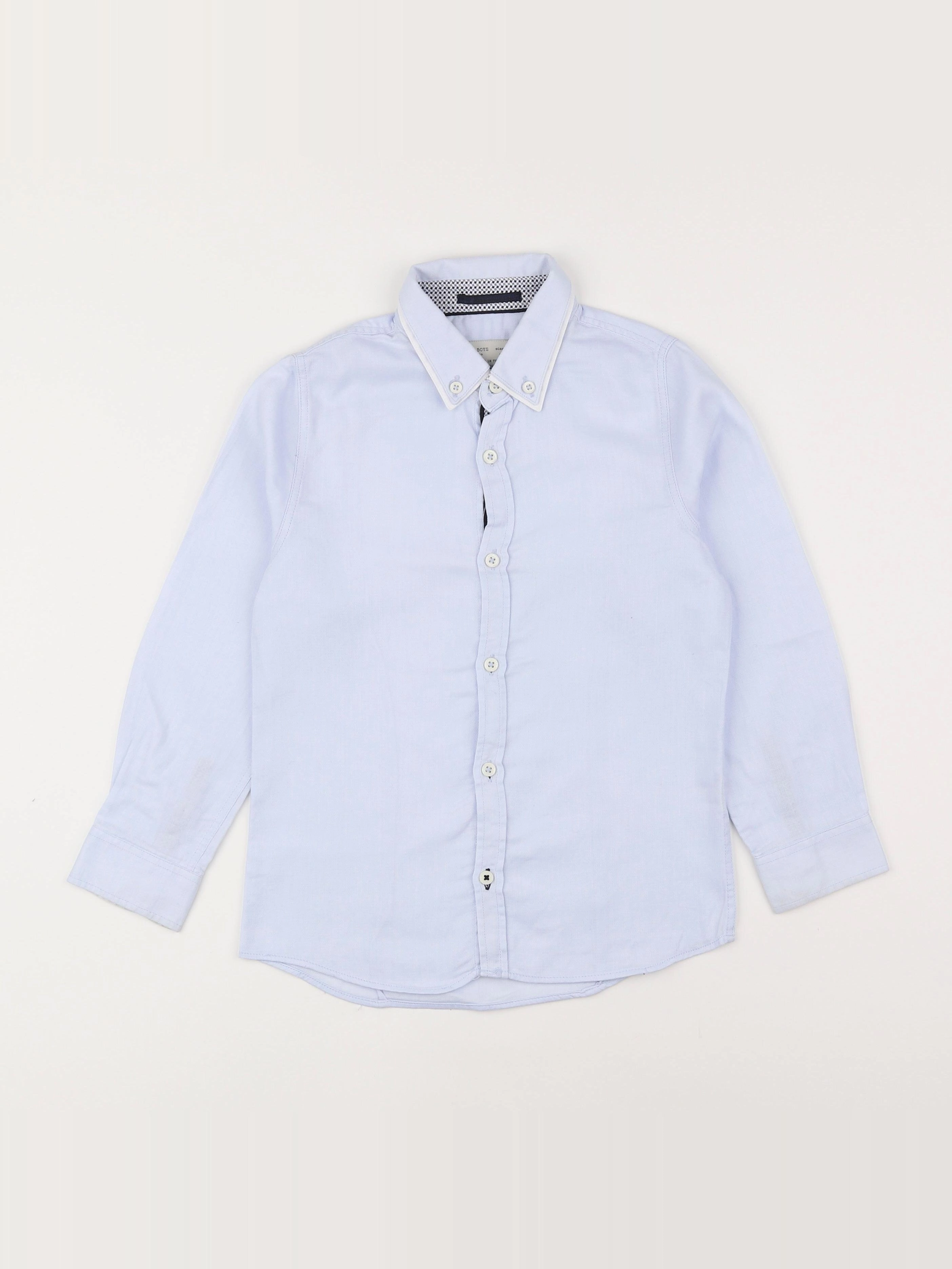 Zara - chemise bleu - 7 ans