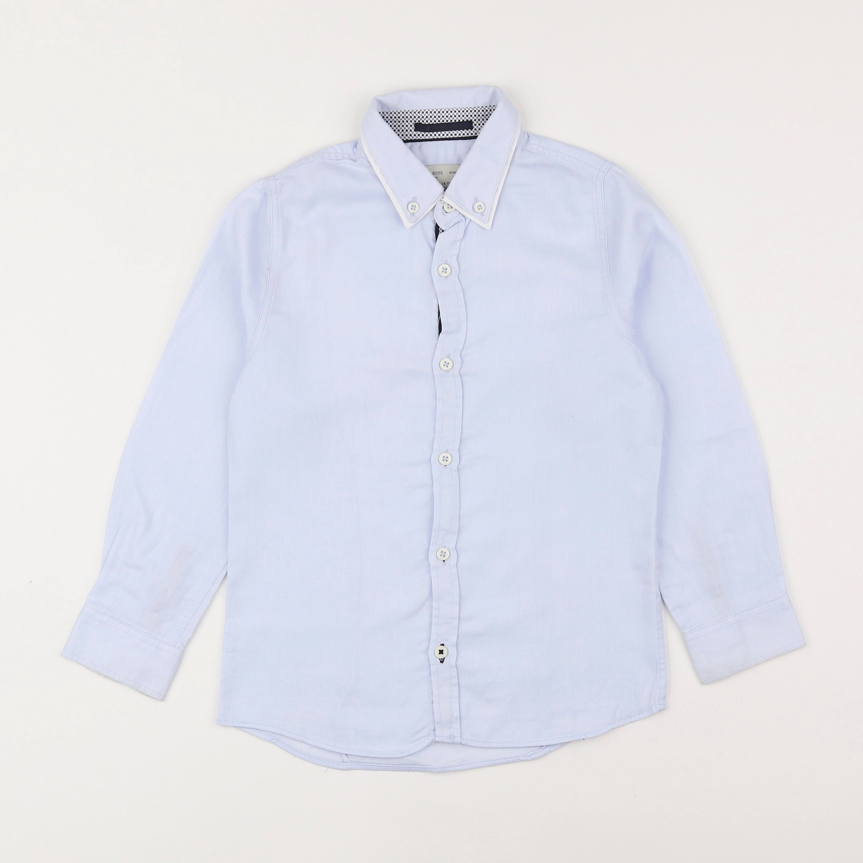 Zara - chemise bleu - 7 ans