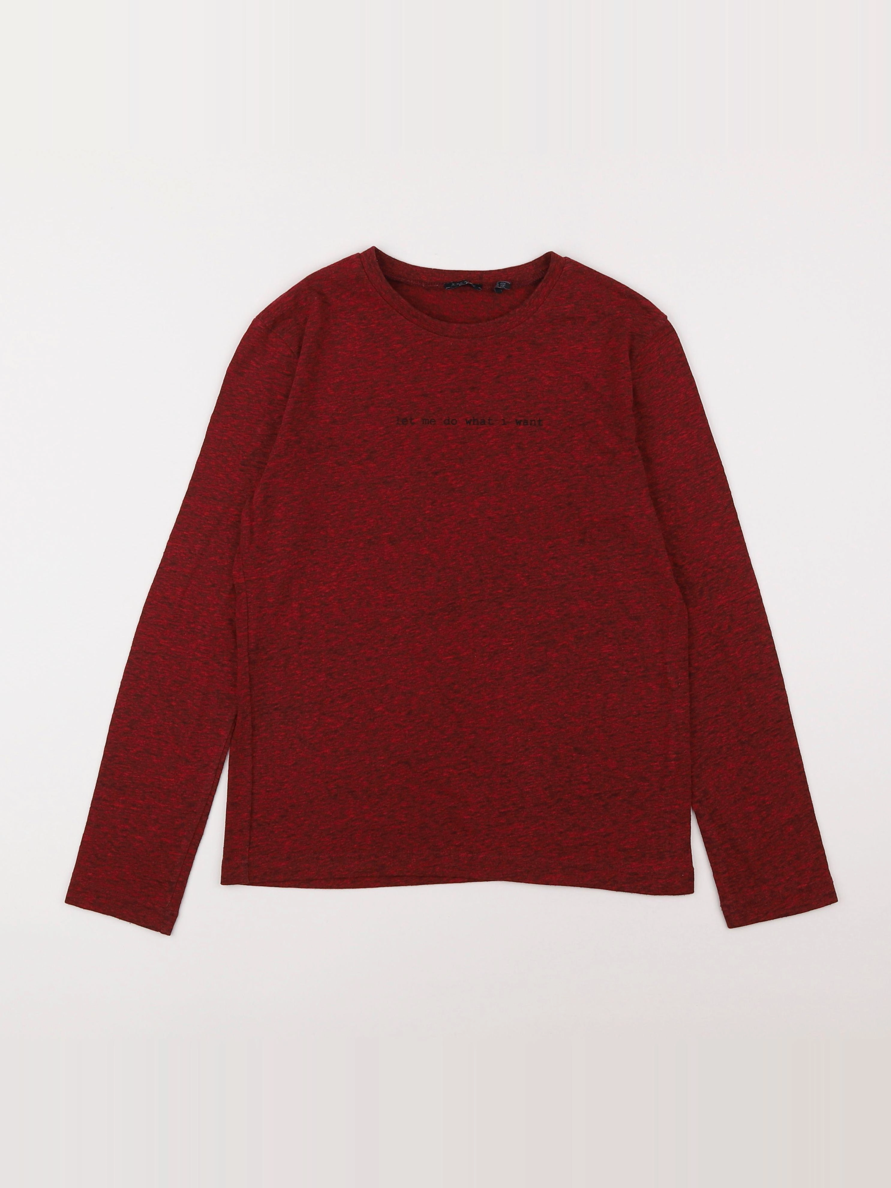 IKKS - tee-shirt imprimé au dos rouge - 10 ans