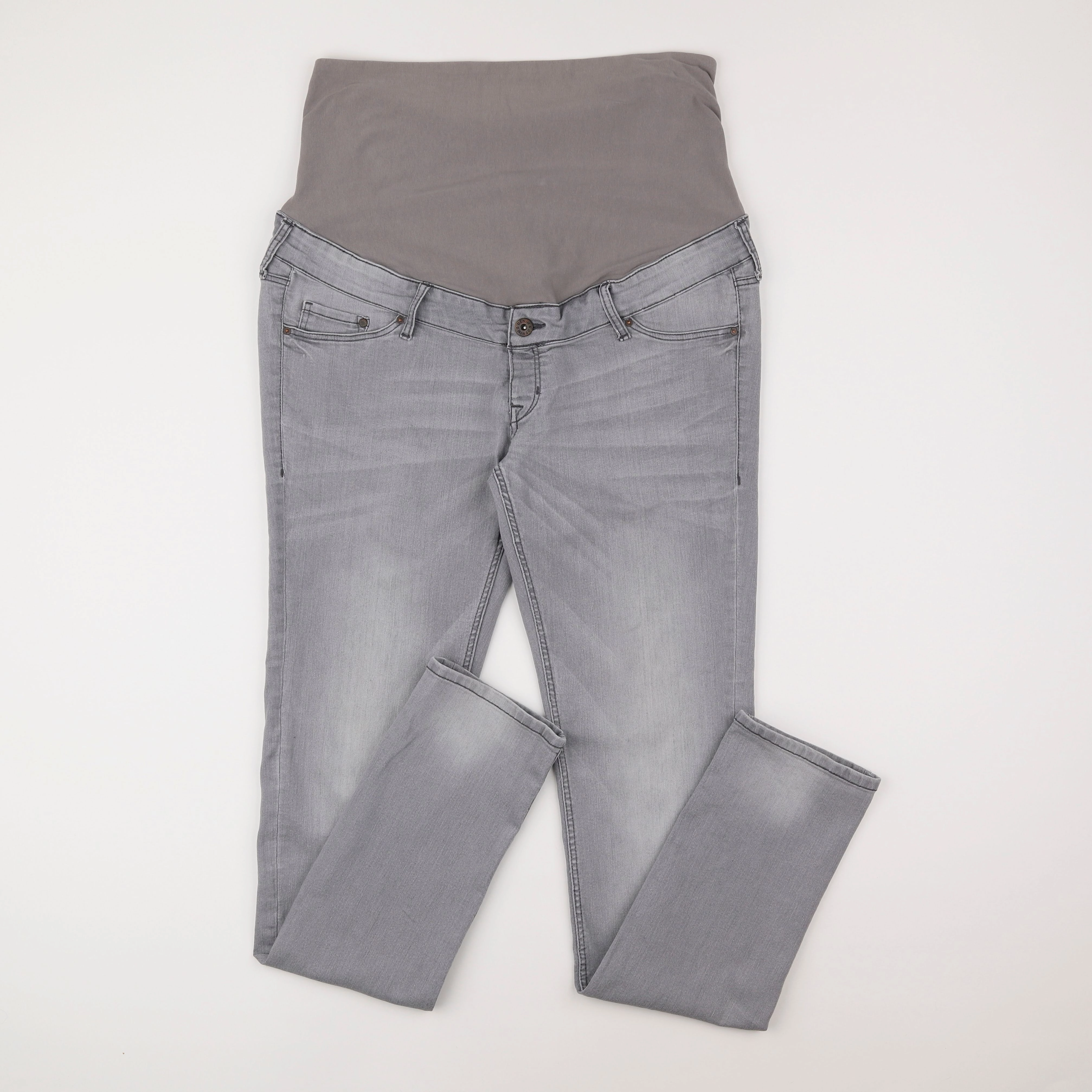 H&M - jean grossesse gris - 44