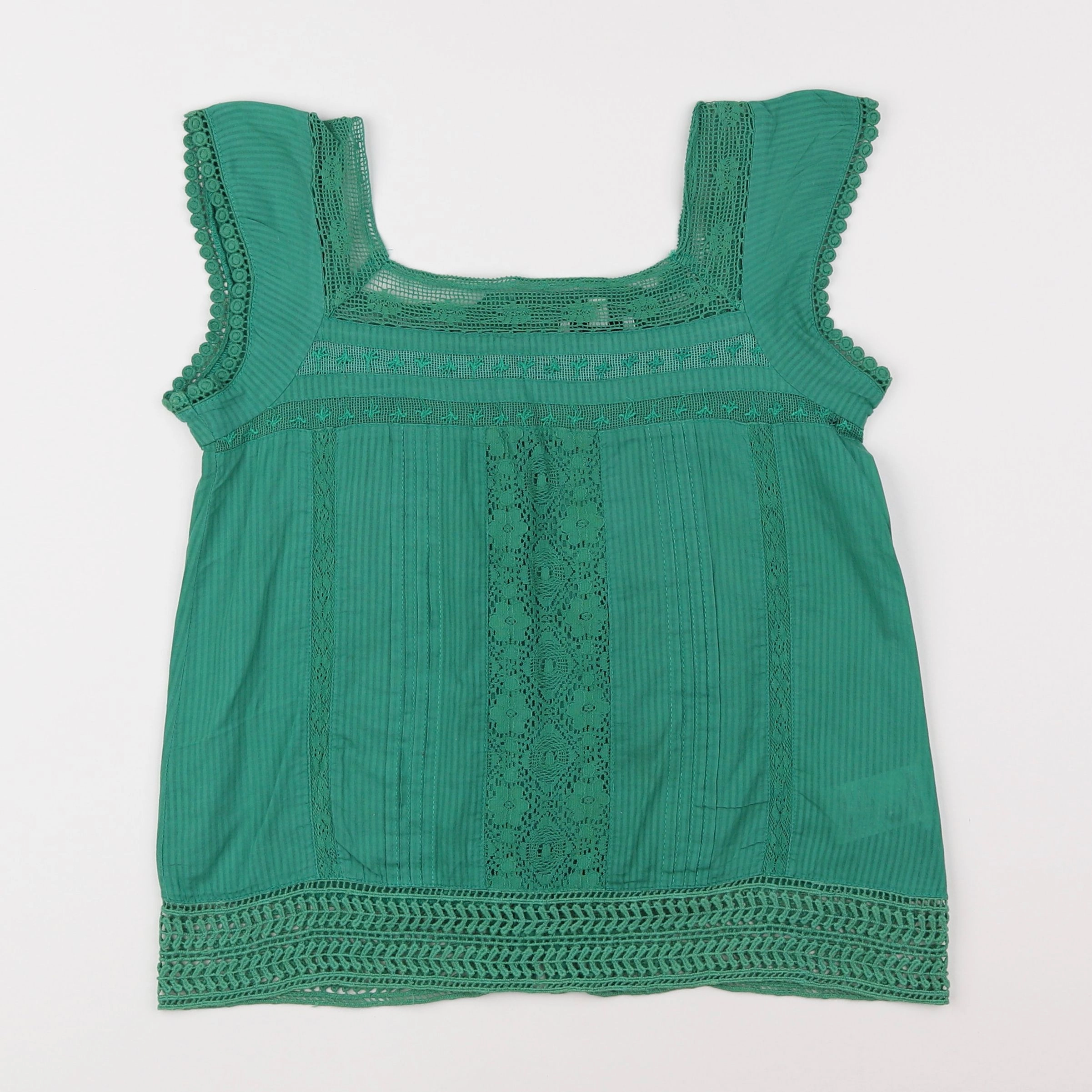 Cyrillus - blouse vert - 10 ans