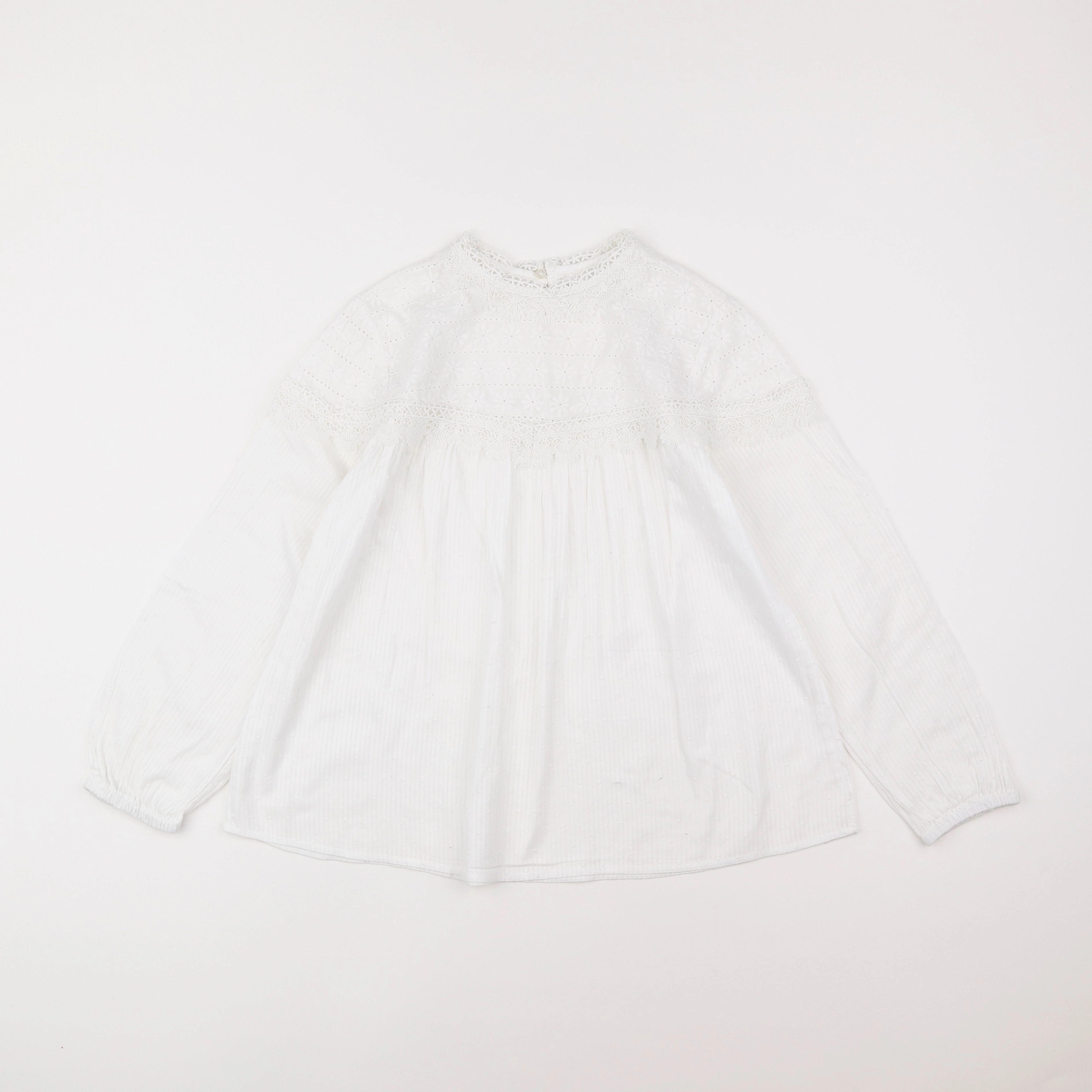 Zara - blouse blanc - 10 ans