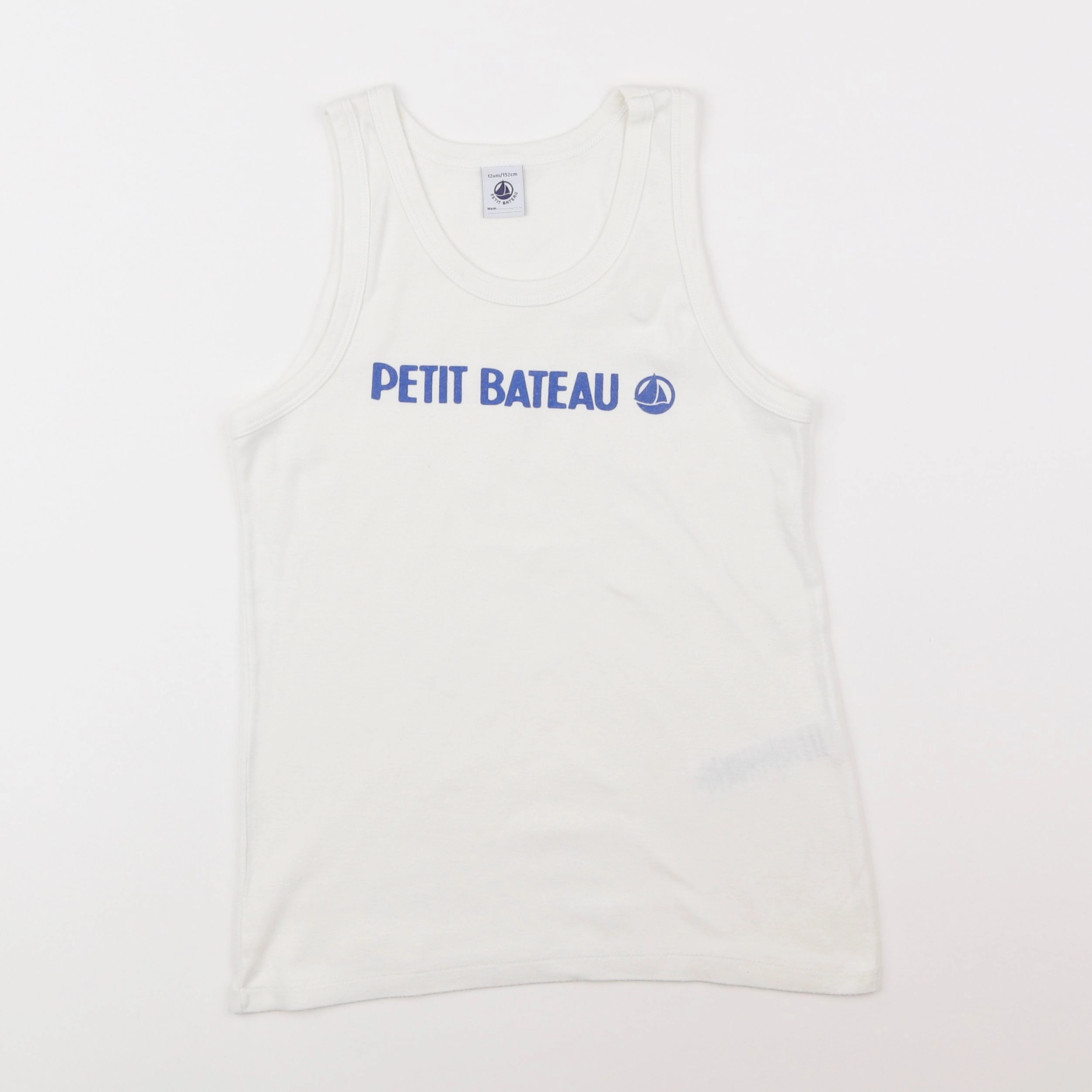 Petit Bateau - maillot de corps blanc - 12 ans