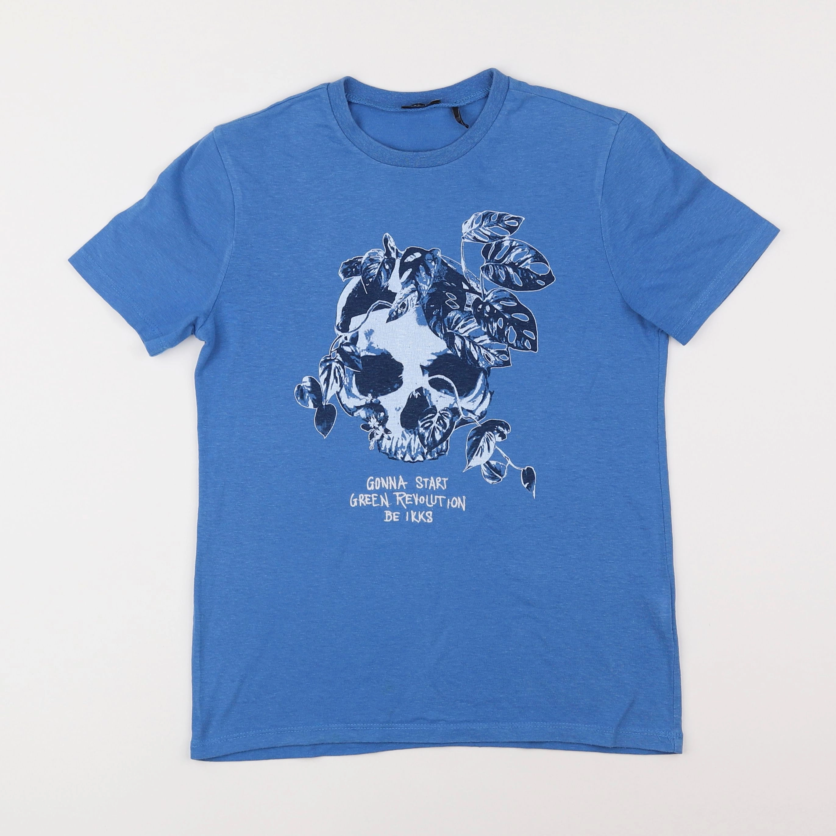 IKKS - tee-shirt bleu - 10 ans