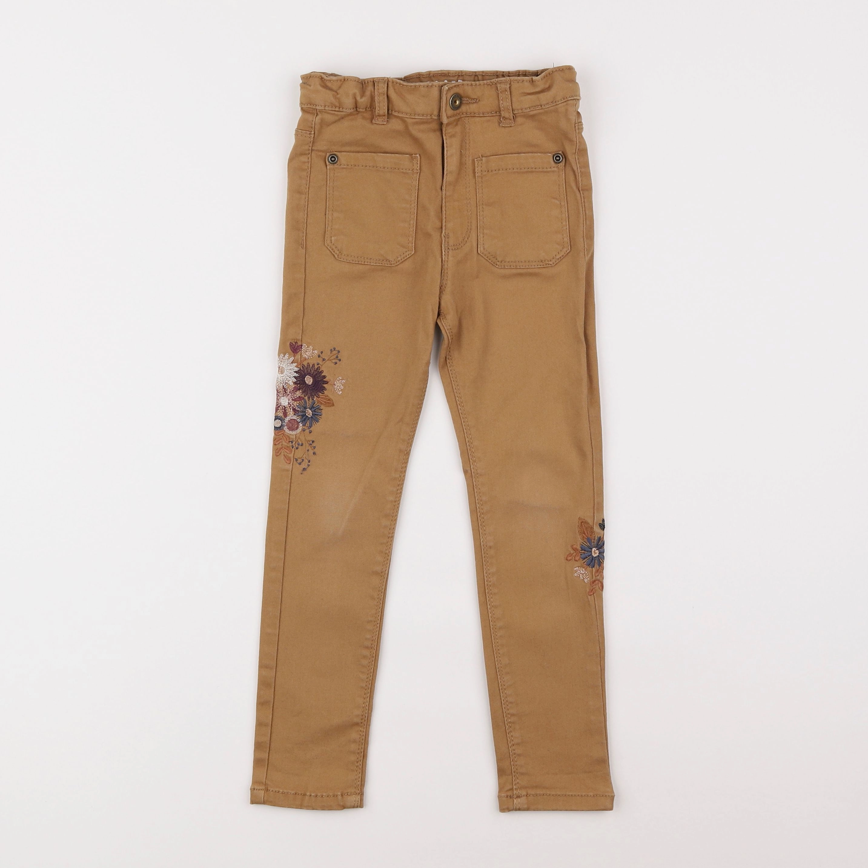 Vertbaudet - pantalon marron - 4 ans