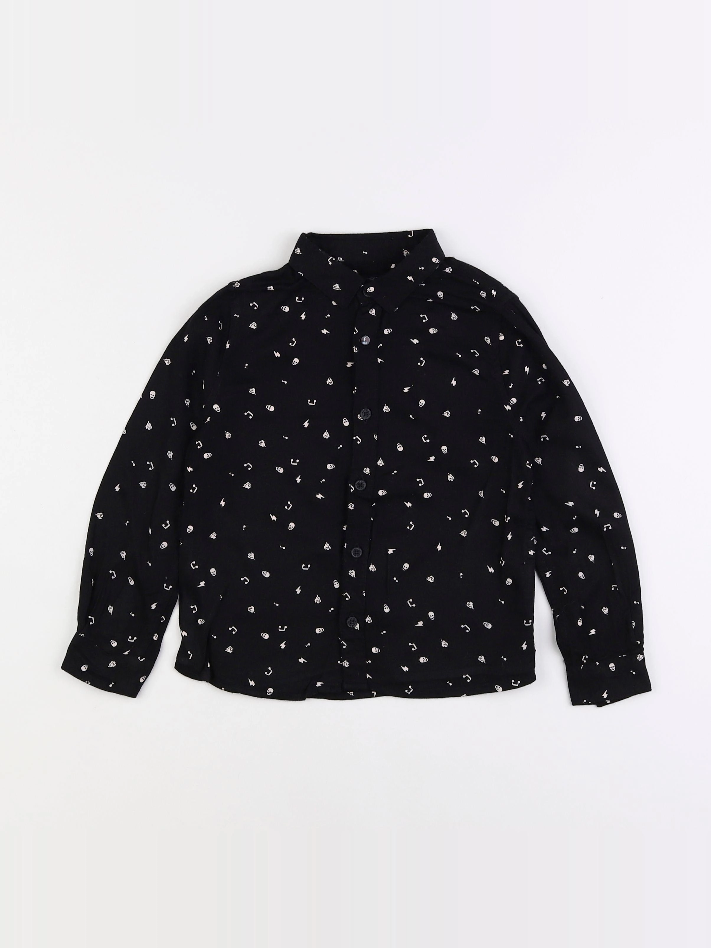 IKKS - chemise noir - 4 ans