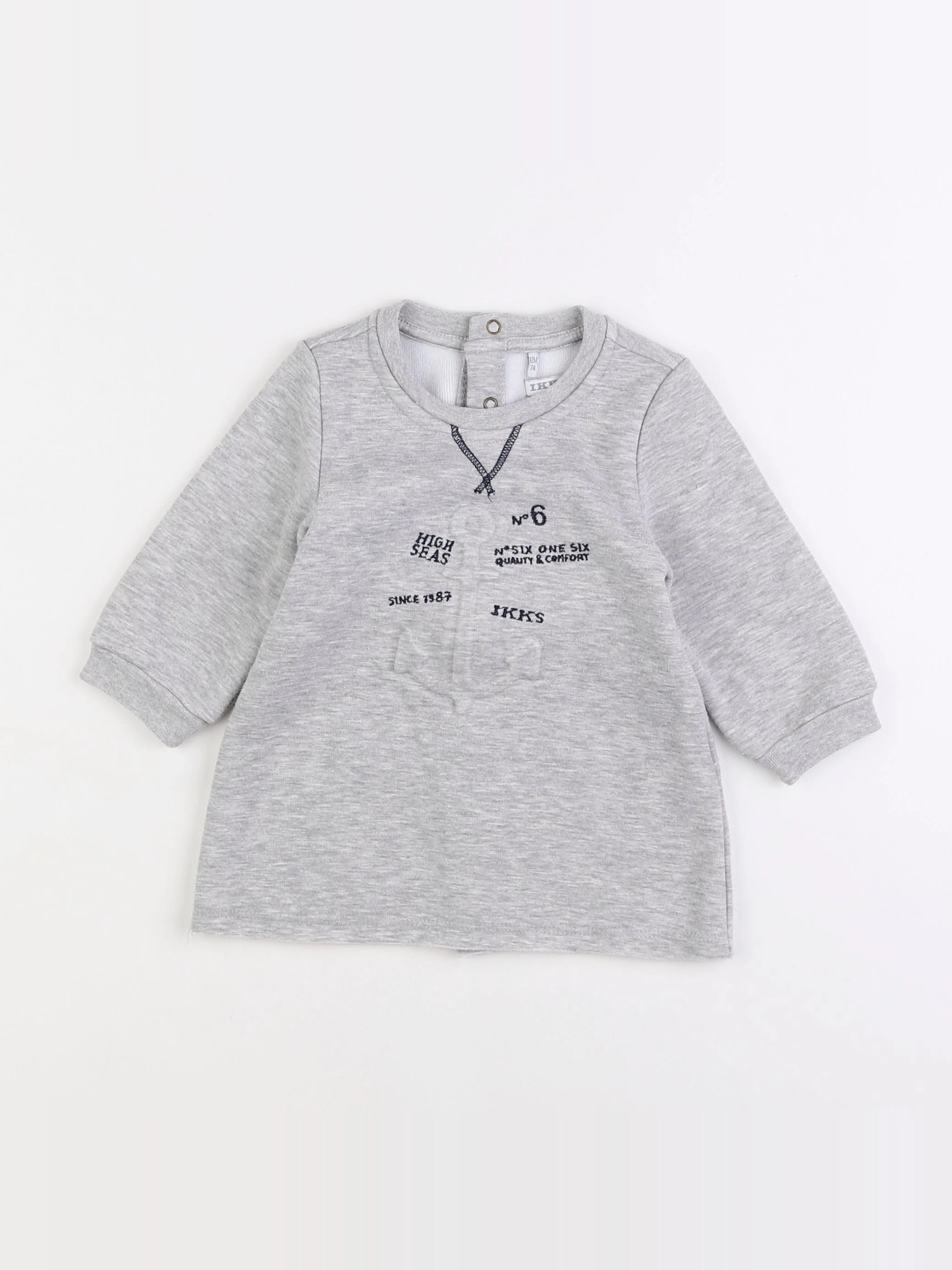 IKKS - robe gris - 12 mois