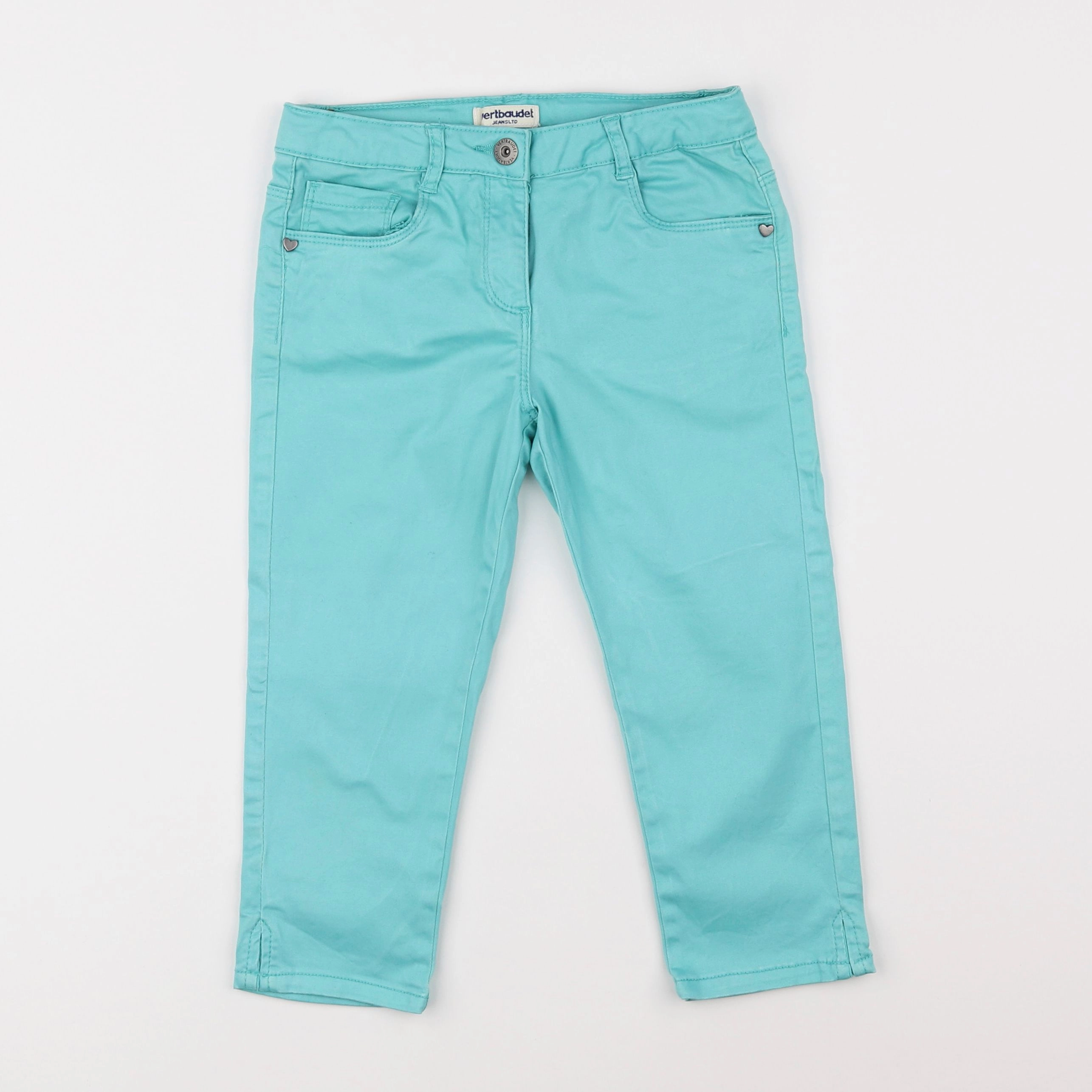 Vertbaudet - pantalon bleu - 7 ans