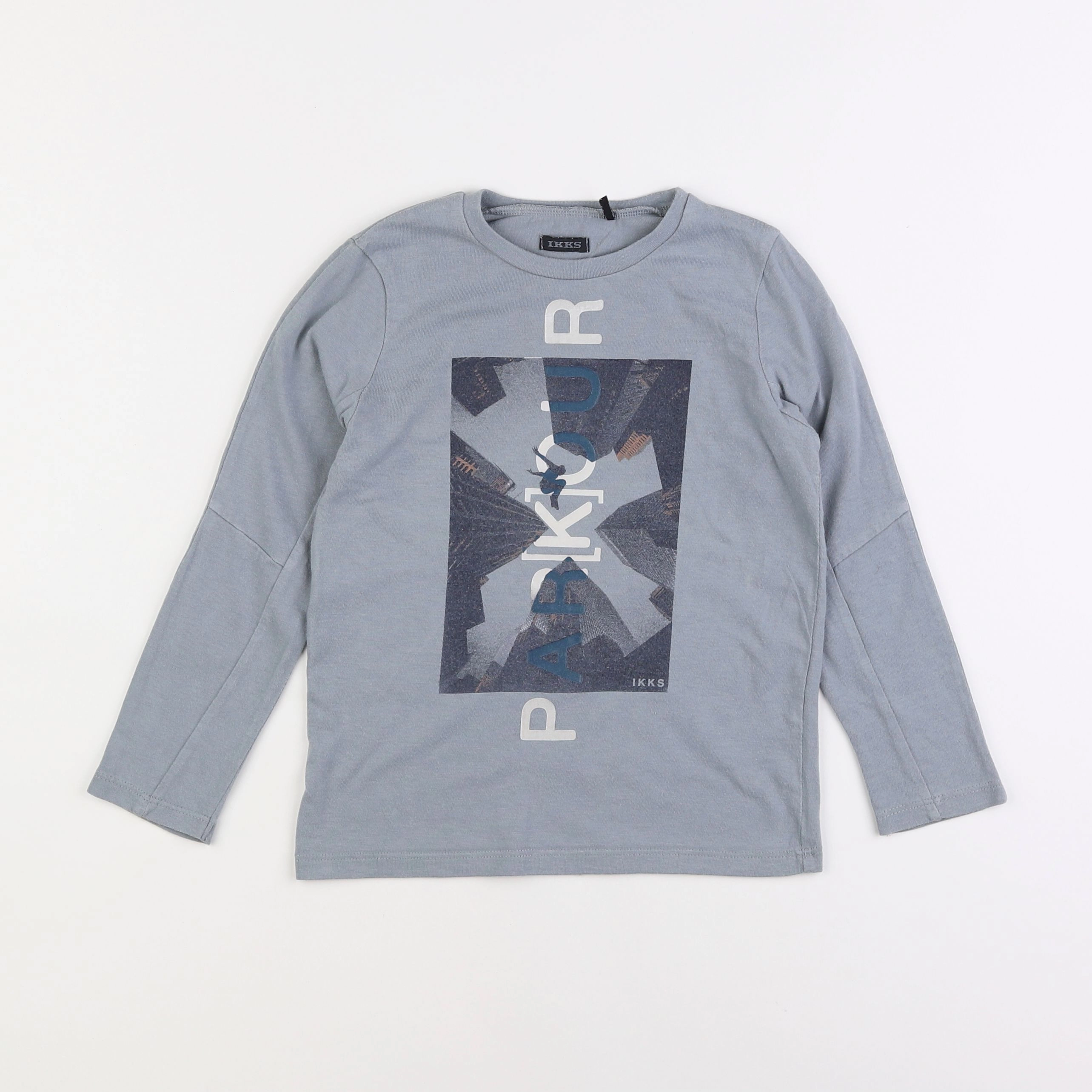 IKKS - tee-shirt bleu - 5 ans