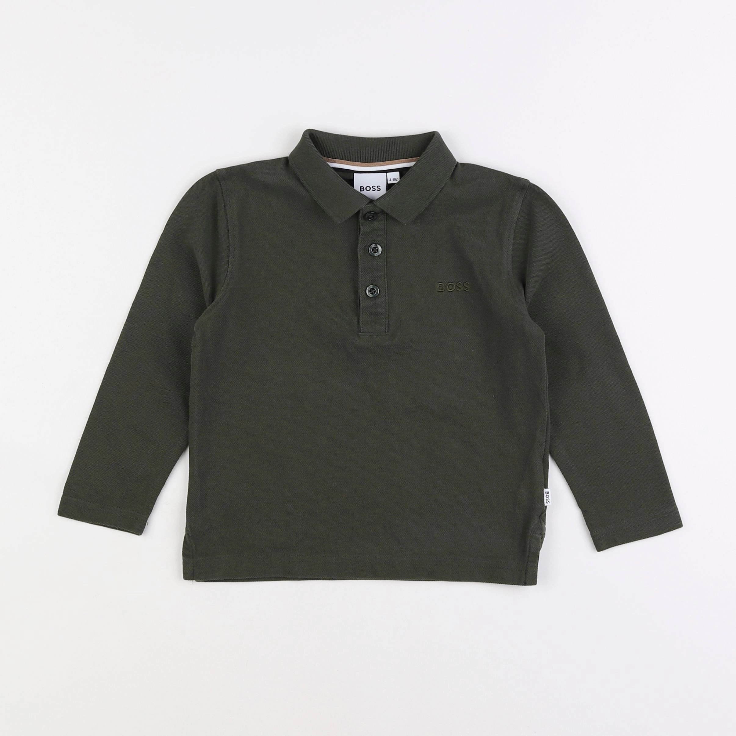 Hugo Boss - polo vert - 4 ans