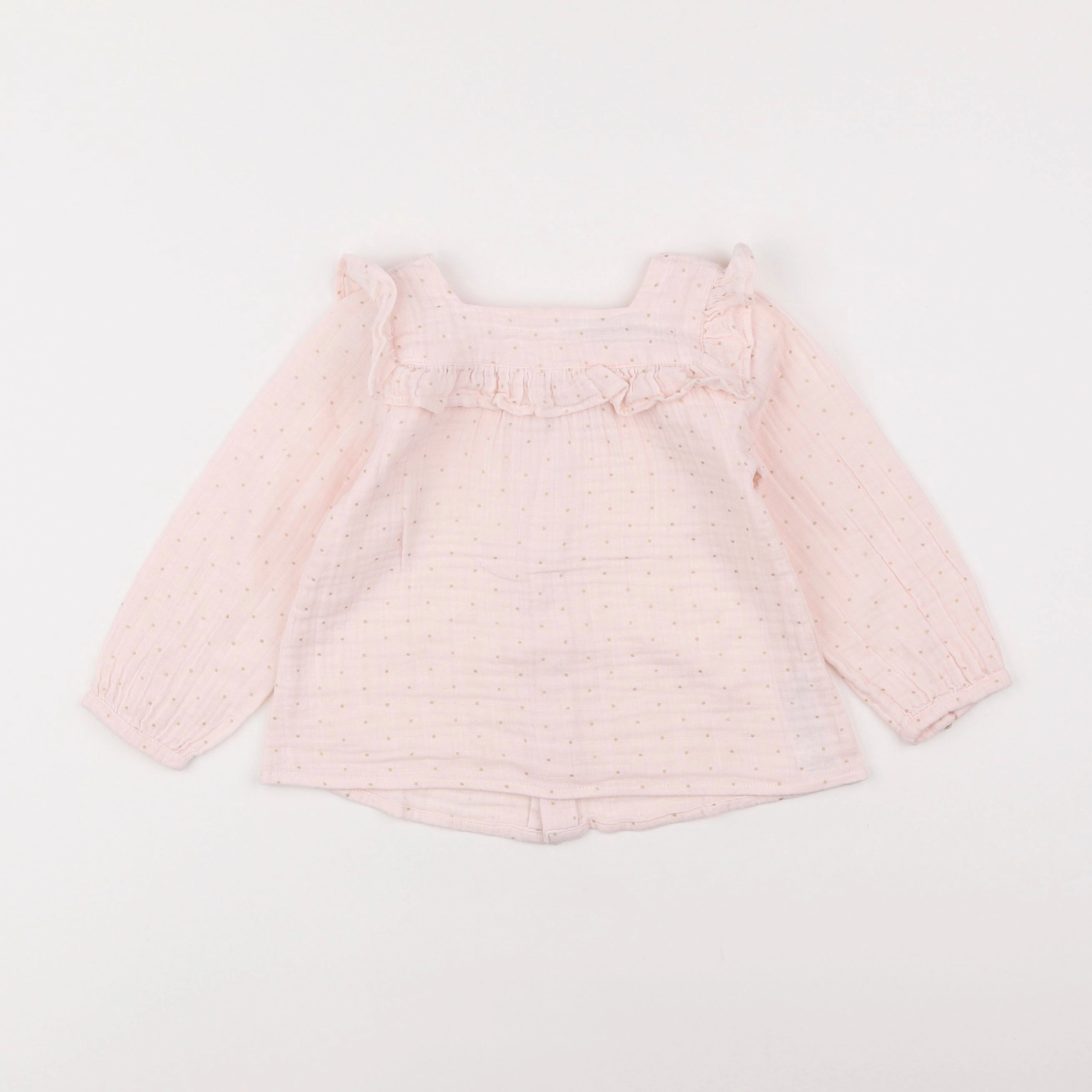 Bonton - blouse rose - 2 ans