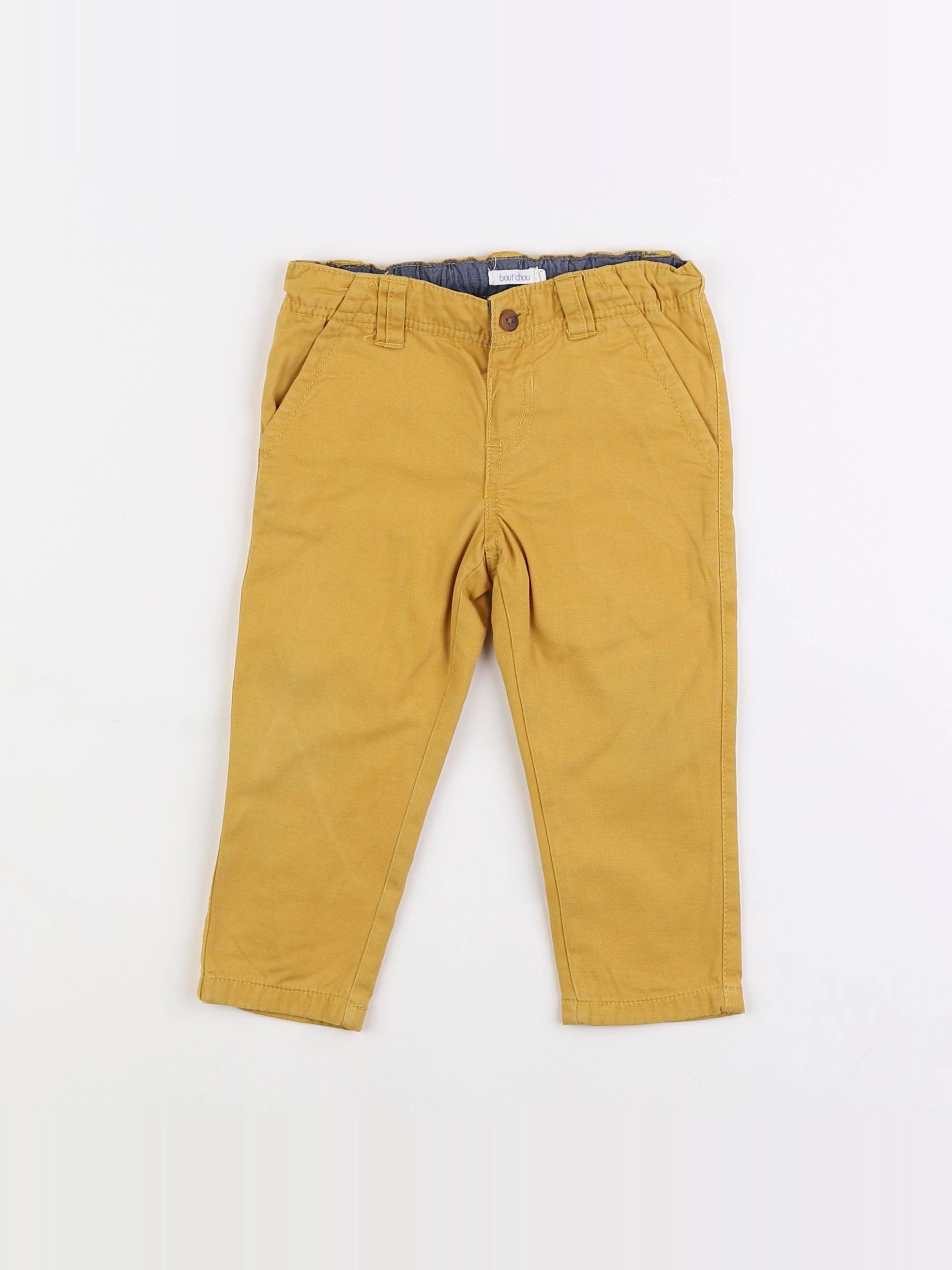 Boutchou - pantalon jaune - 12 mois