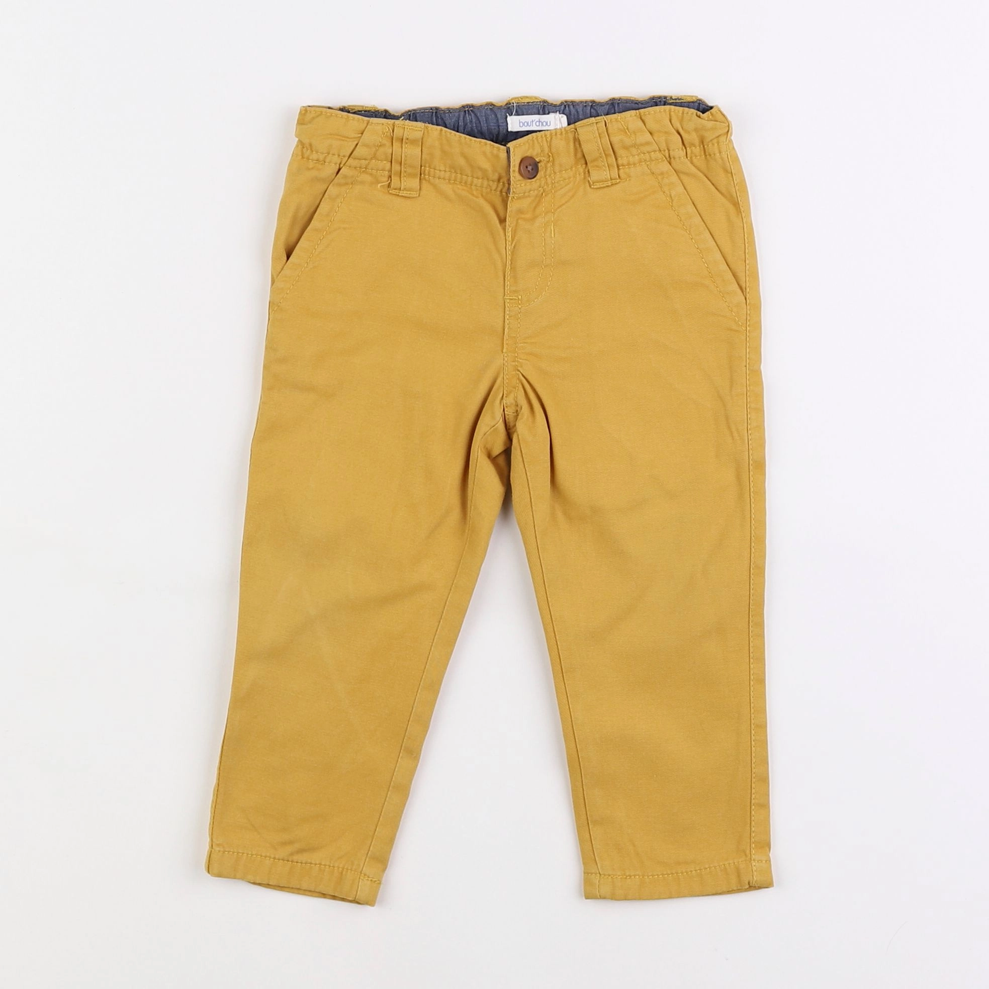 Boutchou - pantalon jaune - 12 mois