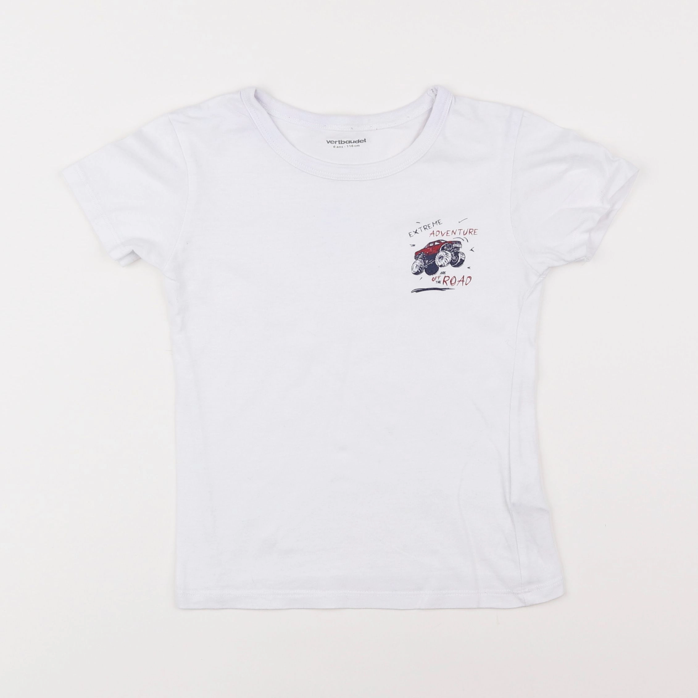 Vertbaudet - maillot de corps blanc - 6 ans