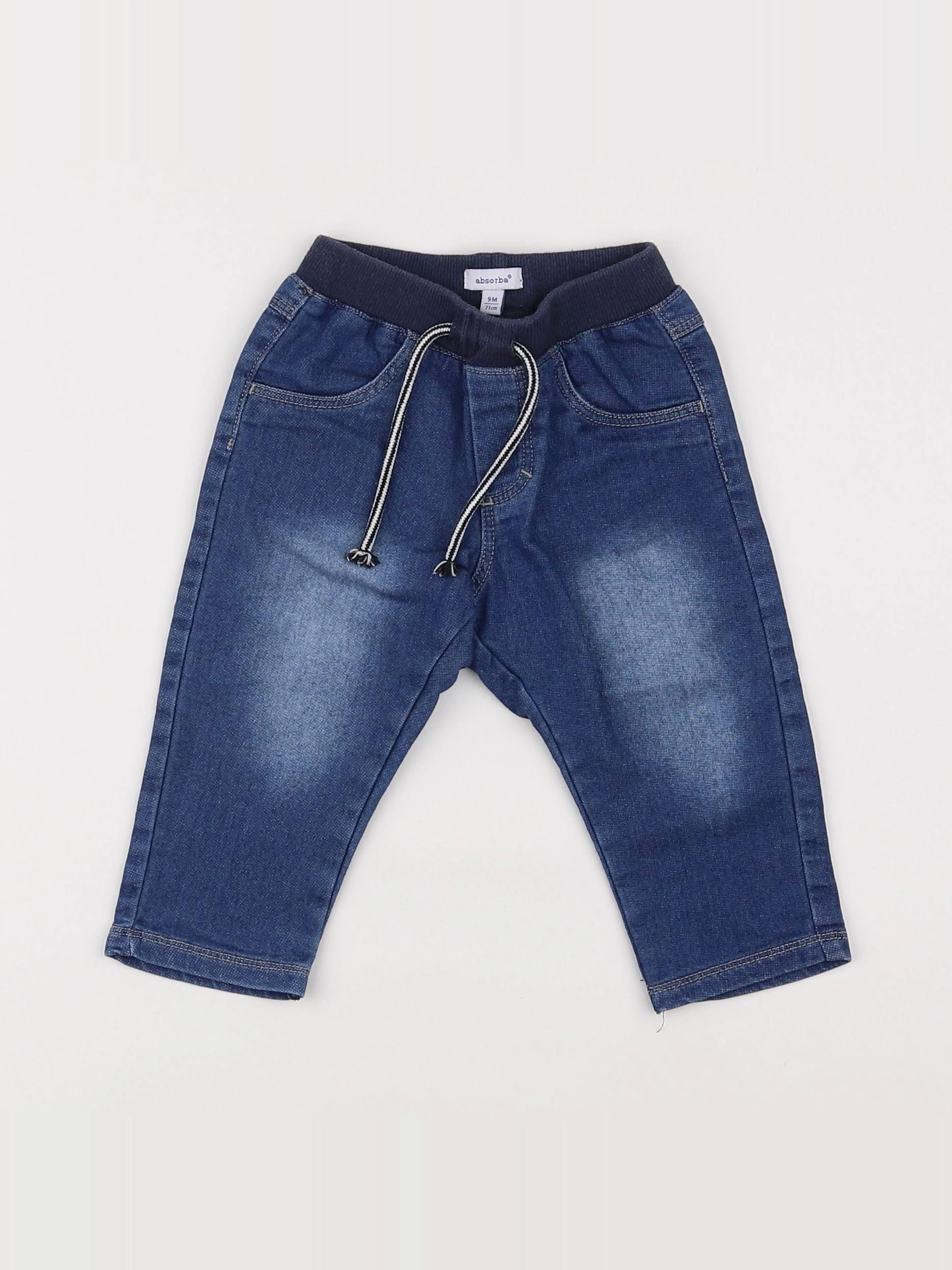 Absorba - jean bleu - 9 mois