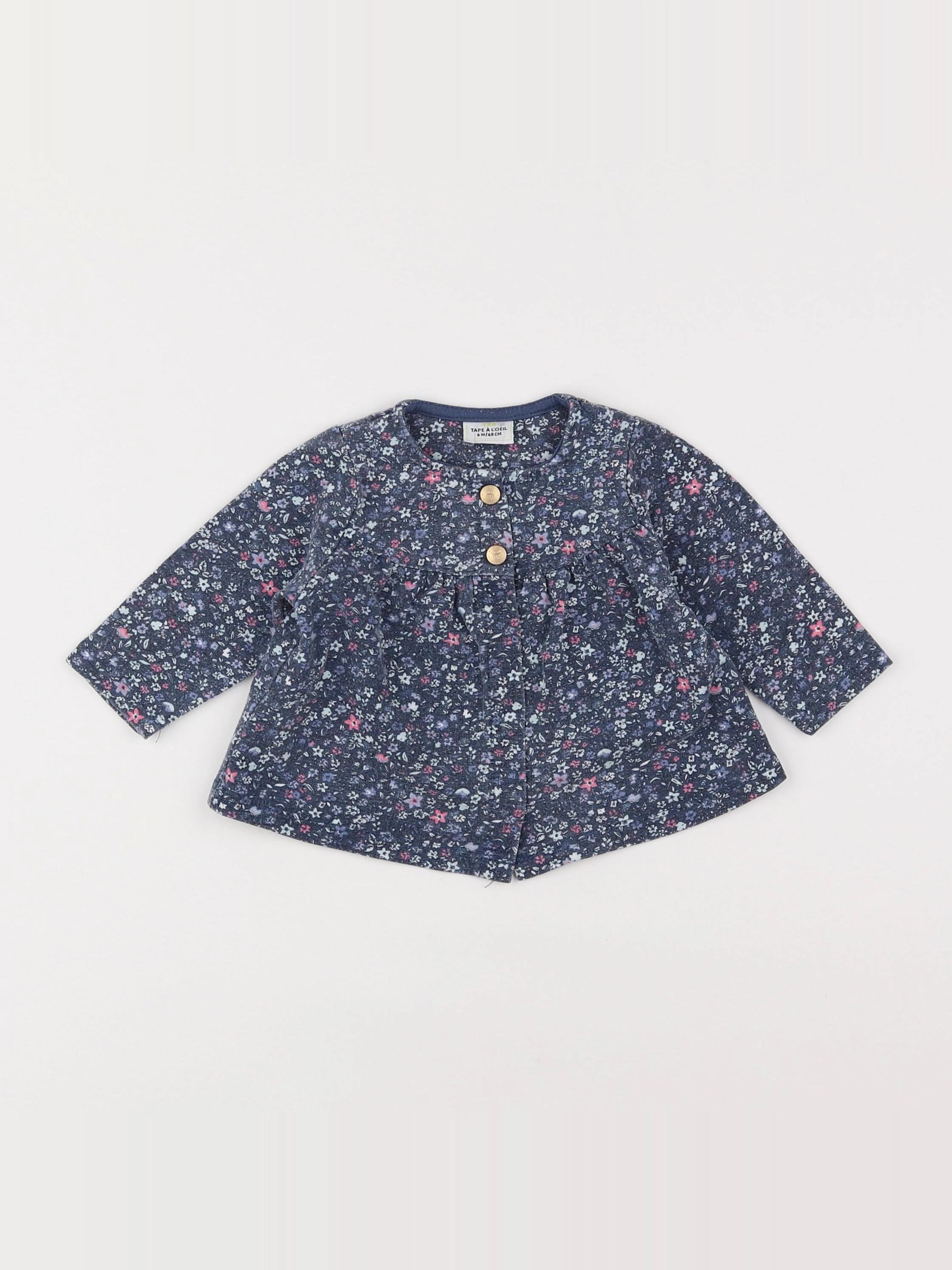 Tape à l'oeil - blouse bleu - 6 mois