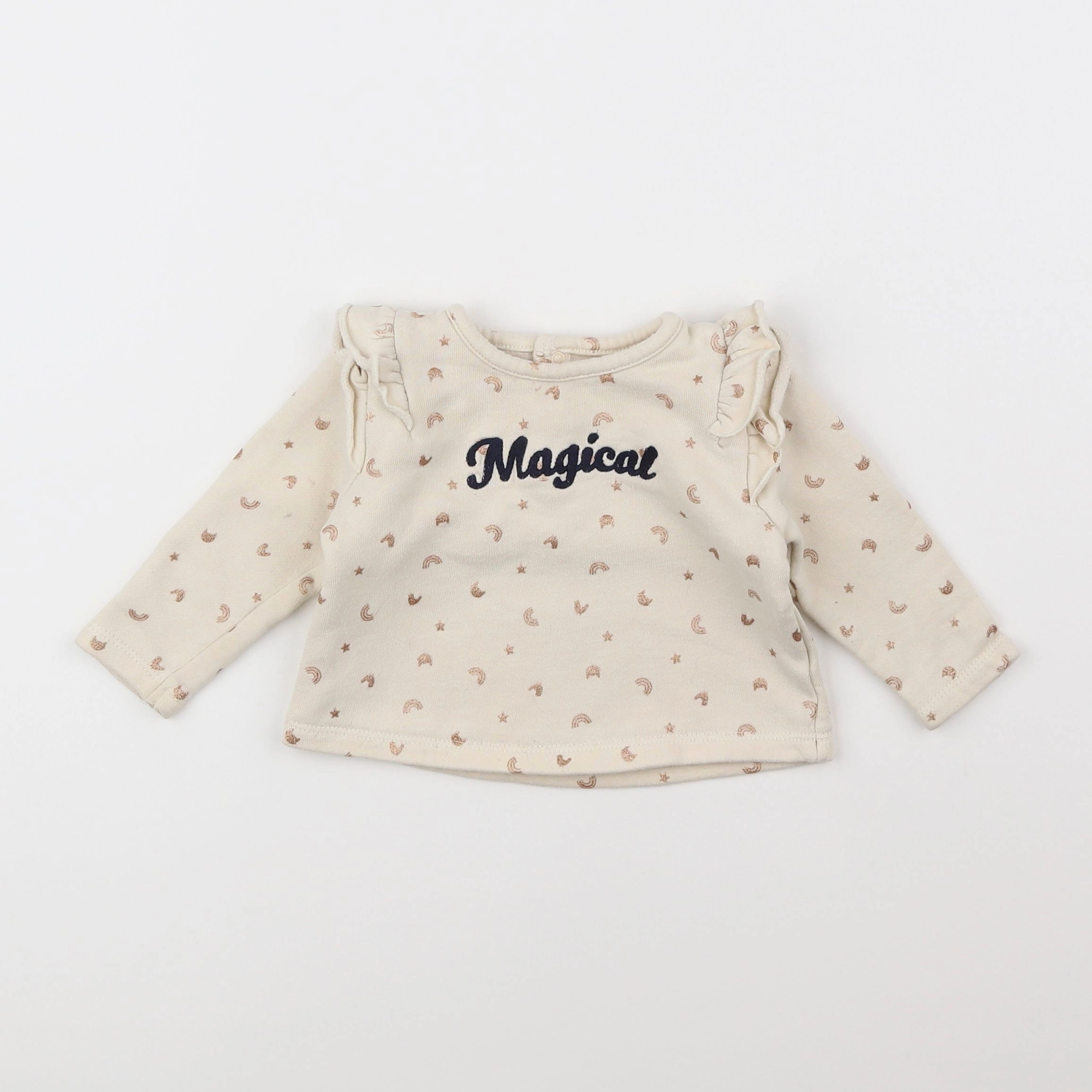 Boutchou - sweat beige - 9 mois